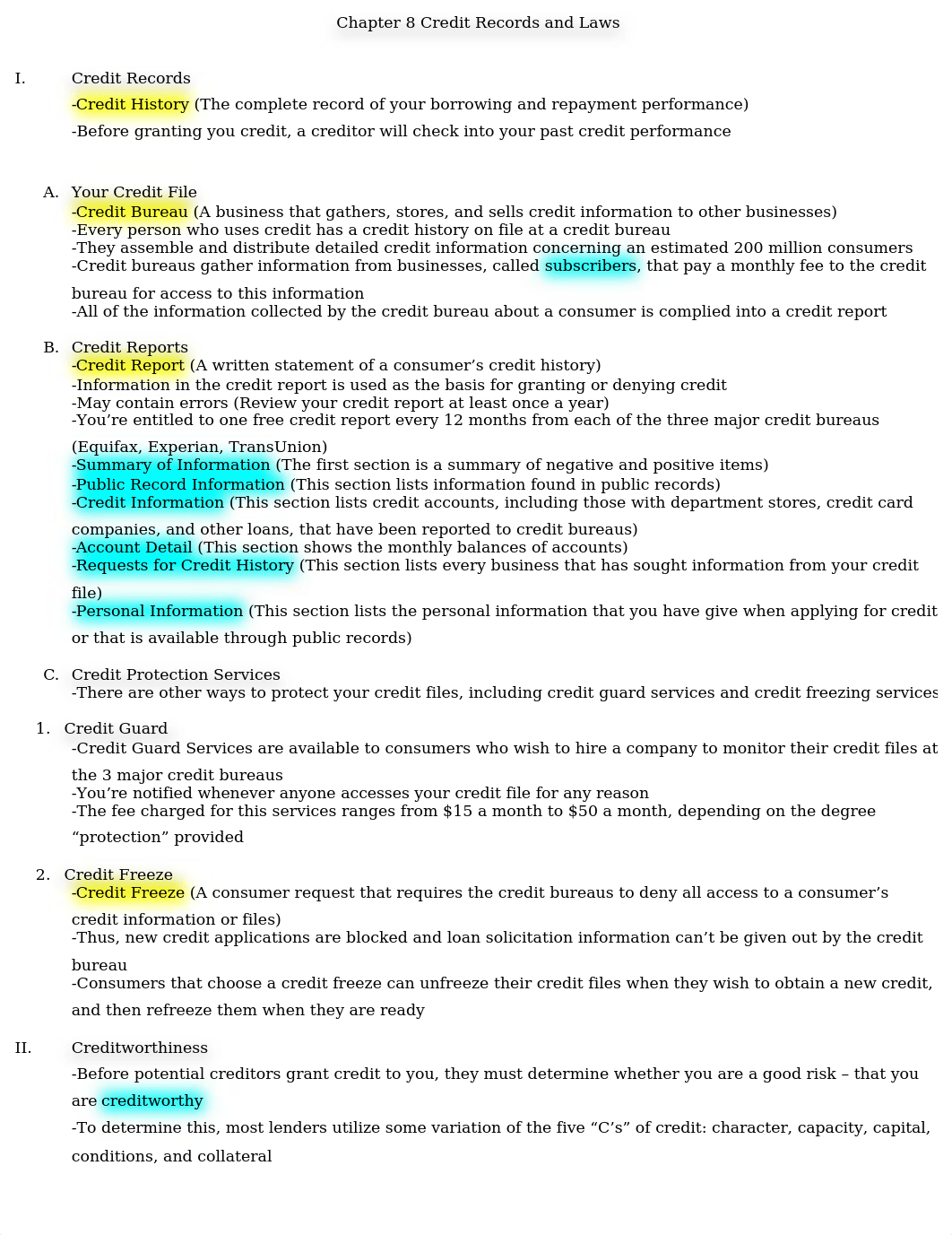 Chapter 8 Credit Records and Laws_dxgq6huxw8e_page1