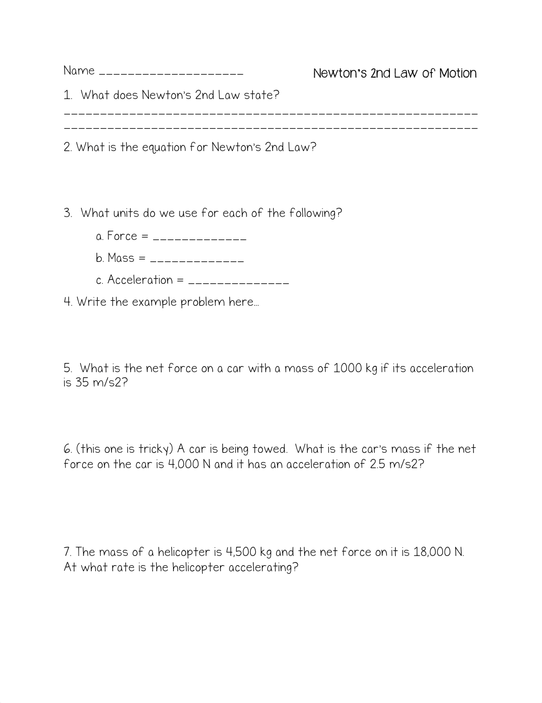 Newton's 2nd law-newtons 2nd law notes.pdf_dxgrh88m1dn_page1