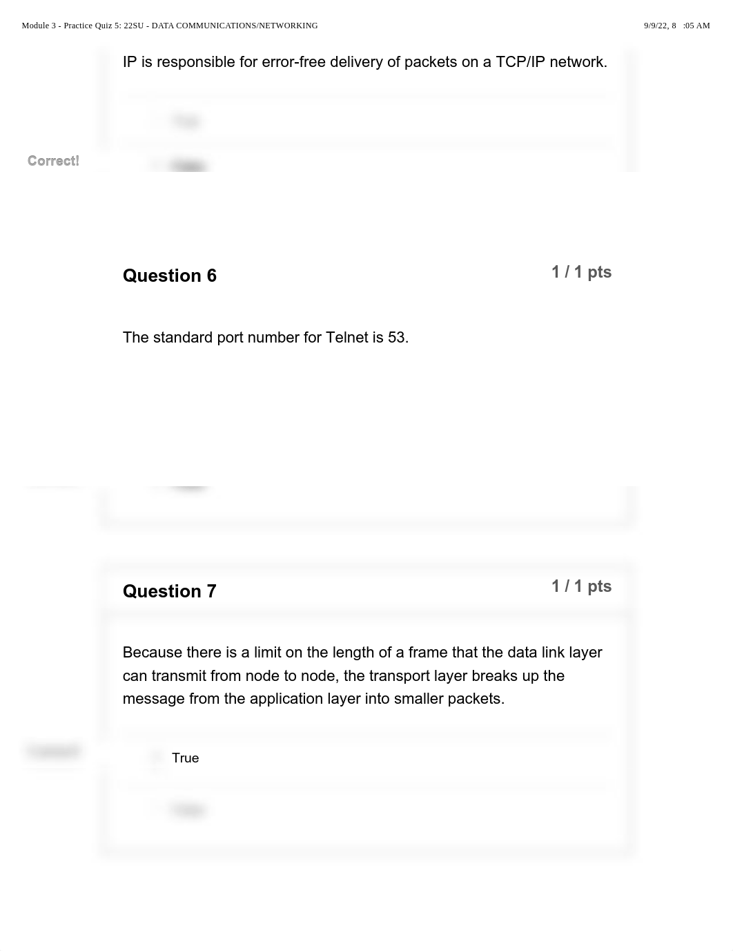 Module 3 - Practice Quiz 5: 22SU - DATA COMMUNICATIONS:NETWORKING.pdf_dxgtui69ifx_page3