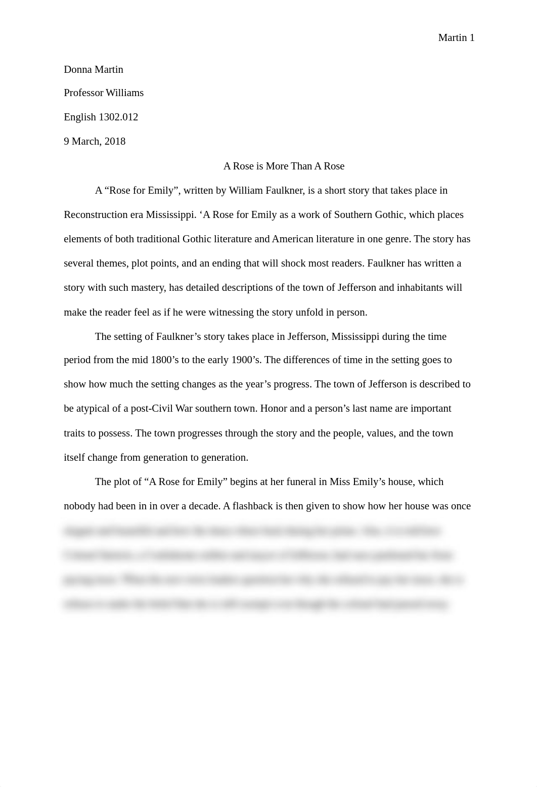 A Rose for Emily essay for Professor Williams 2018.docx_dxh6d7gk4g2_page1