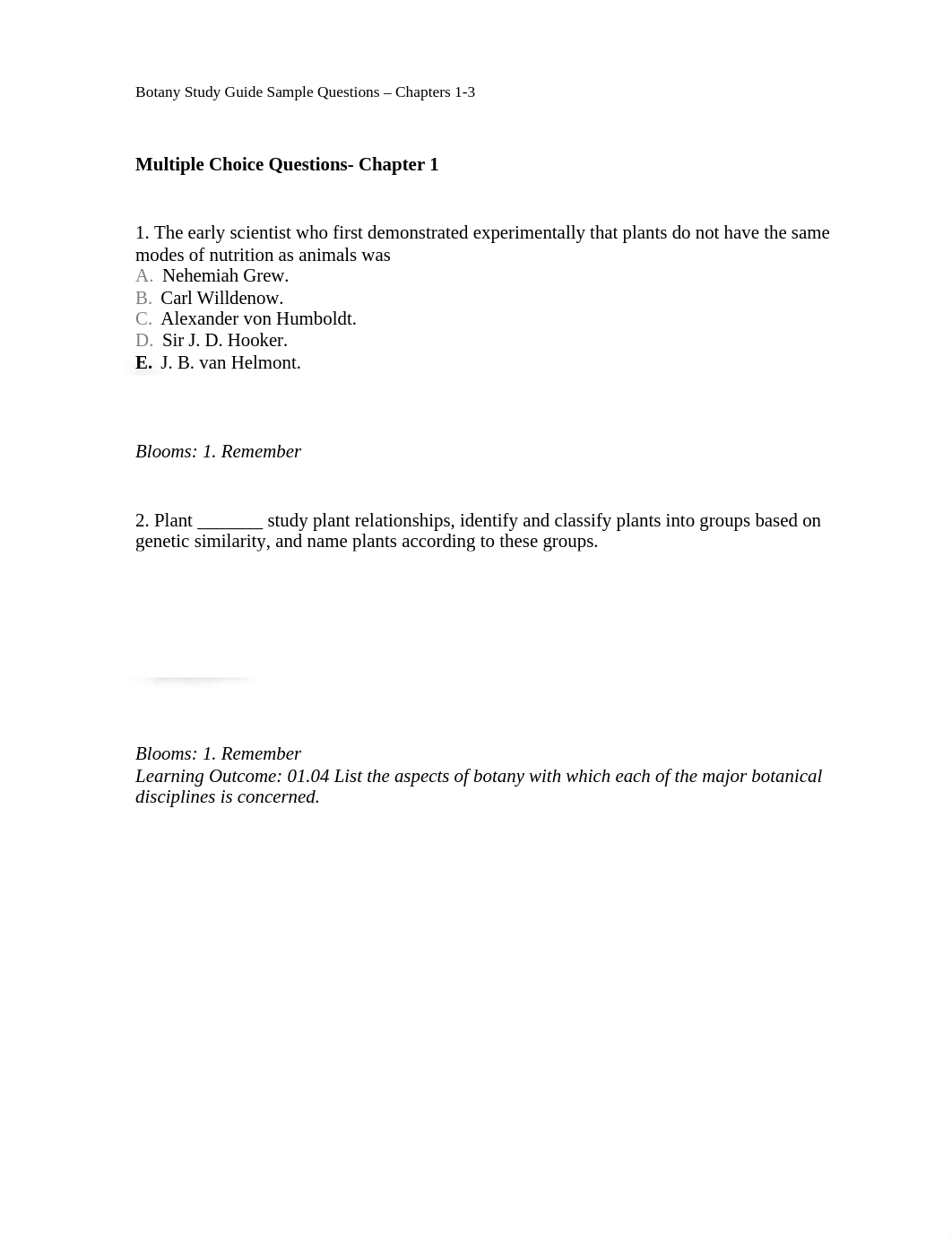 Botany chapter 1 - 3 Study Guide-Sample Questions ( S'20).rtf_dxhanyysxaf_page1