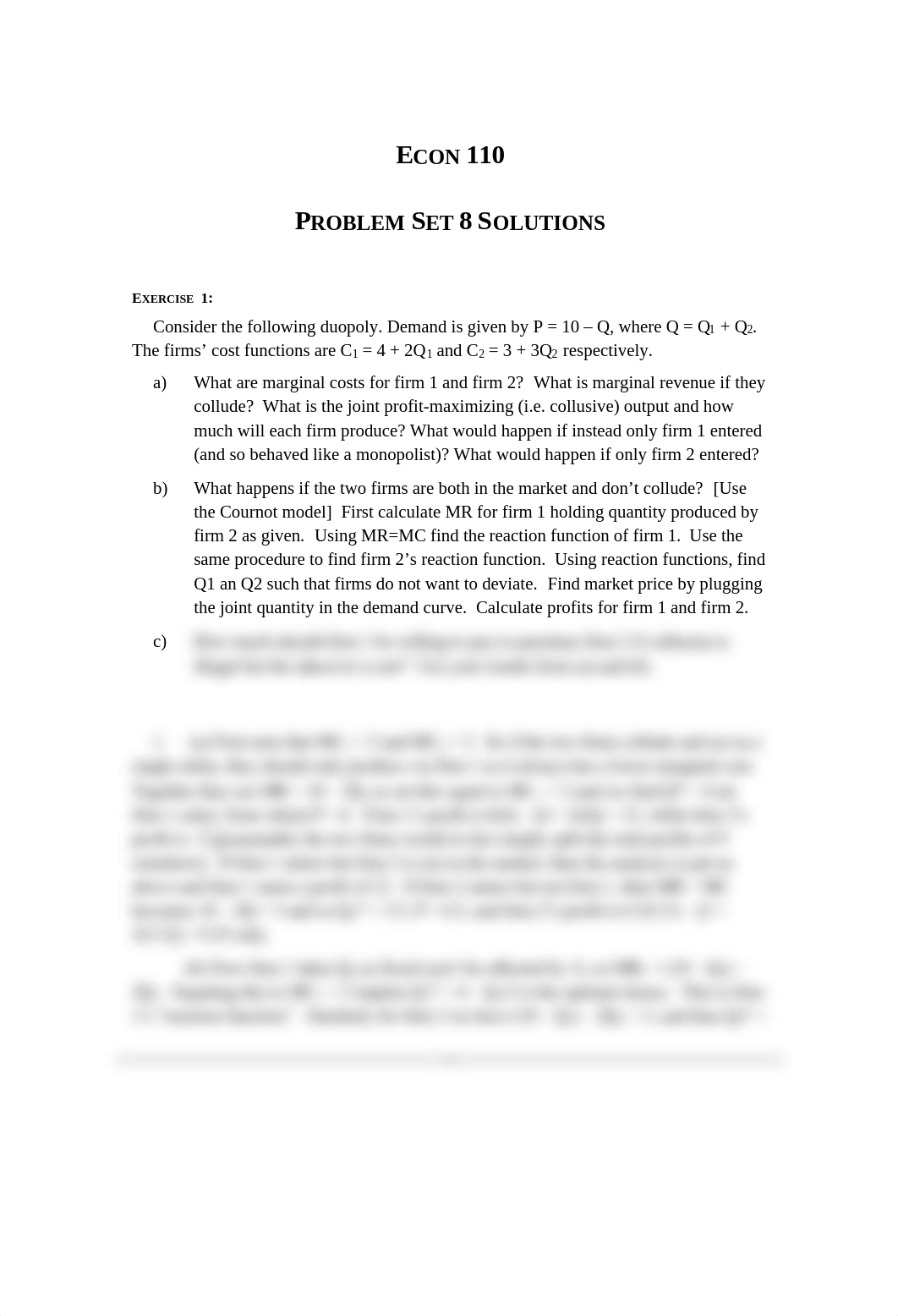 ECON 110 Fall 2007 Problem Set 8 Solutions_dxhj4a74sfn_page1