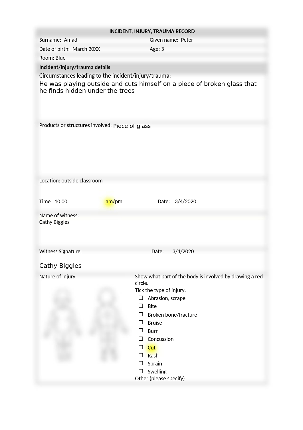 chcece002at2incidentinjuryandtraumarecordgeneric.docx_dxhko72nc17_page1