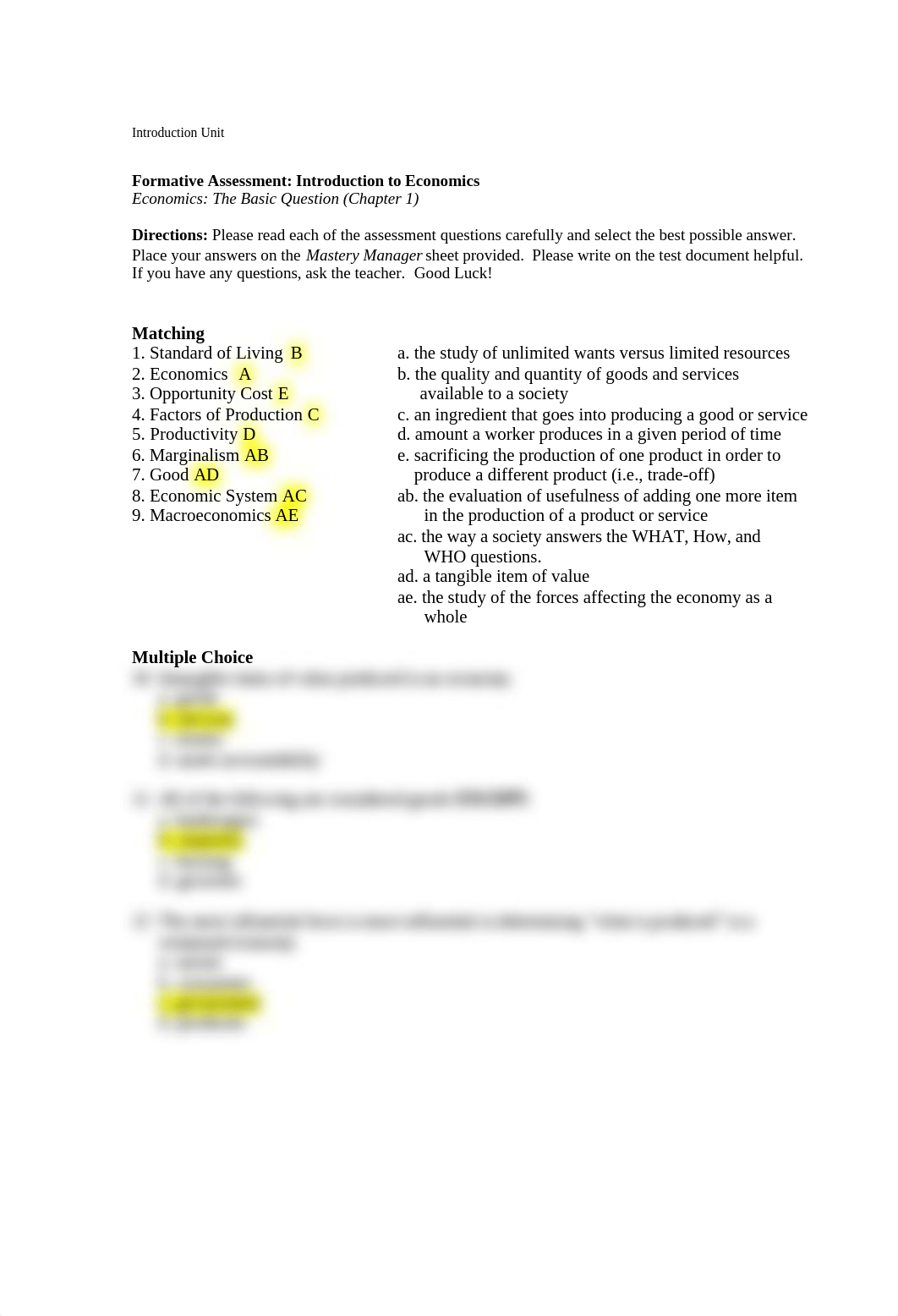 Economics intro quiz ANSWERS.doc_dxhkvlgquu3_page1