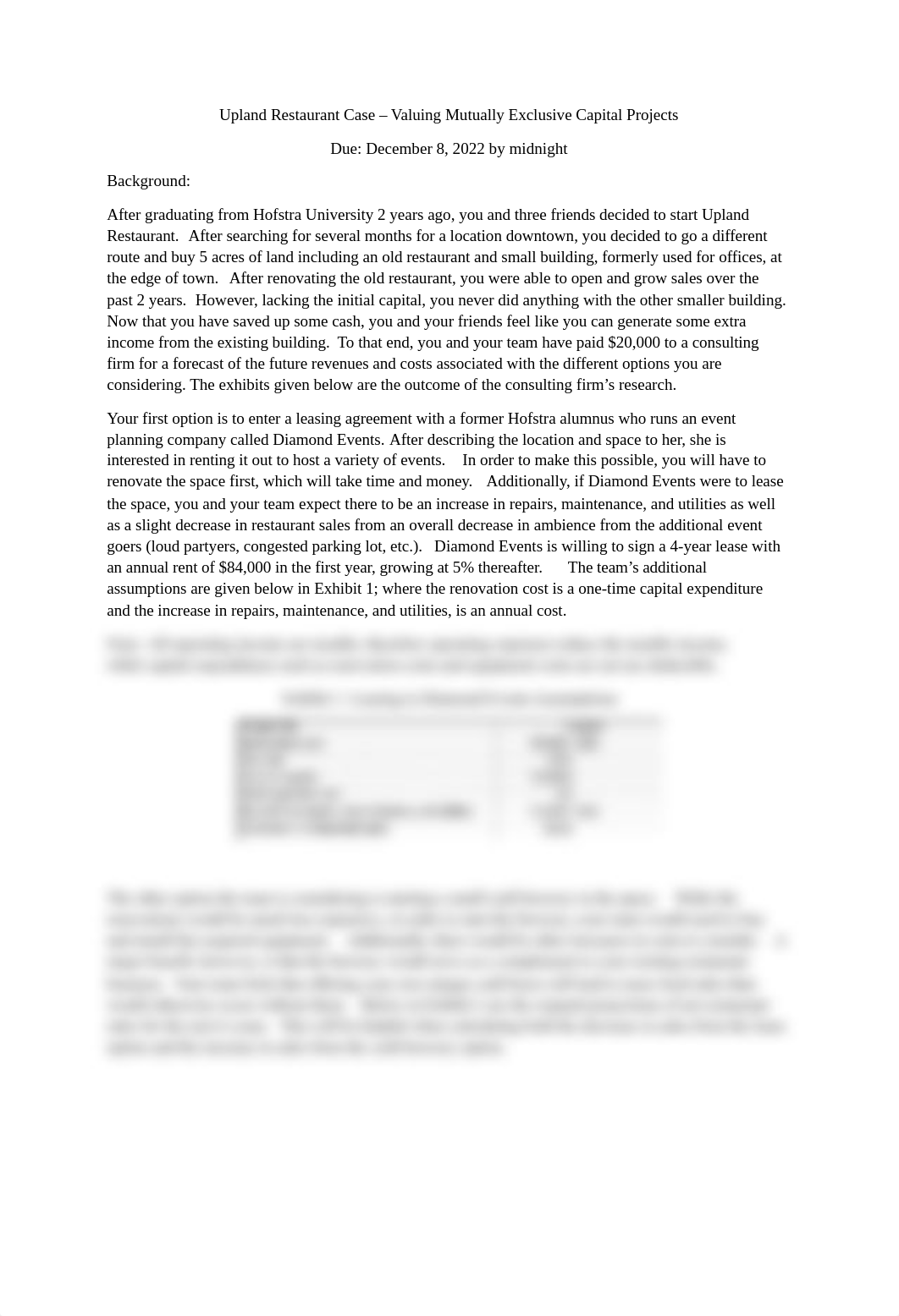 FIN203 Assignment 2 - Upland Restaurant Case 2.docx_dxhzwb89k39_page1