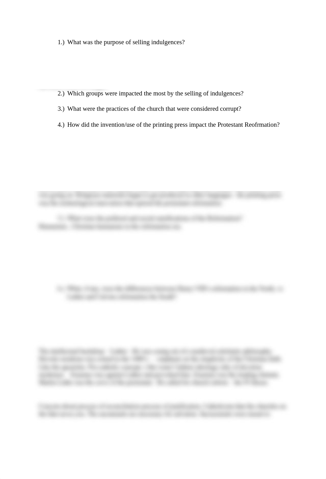 What was the purpose of selling indulgences.docx_dxj0lmg54co_page1