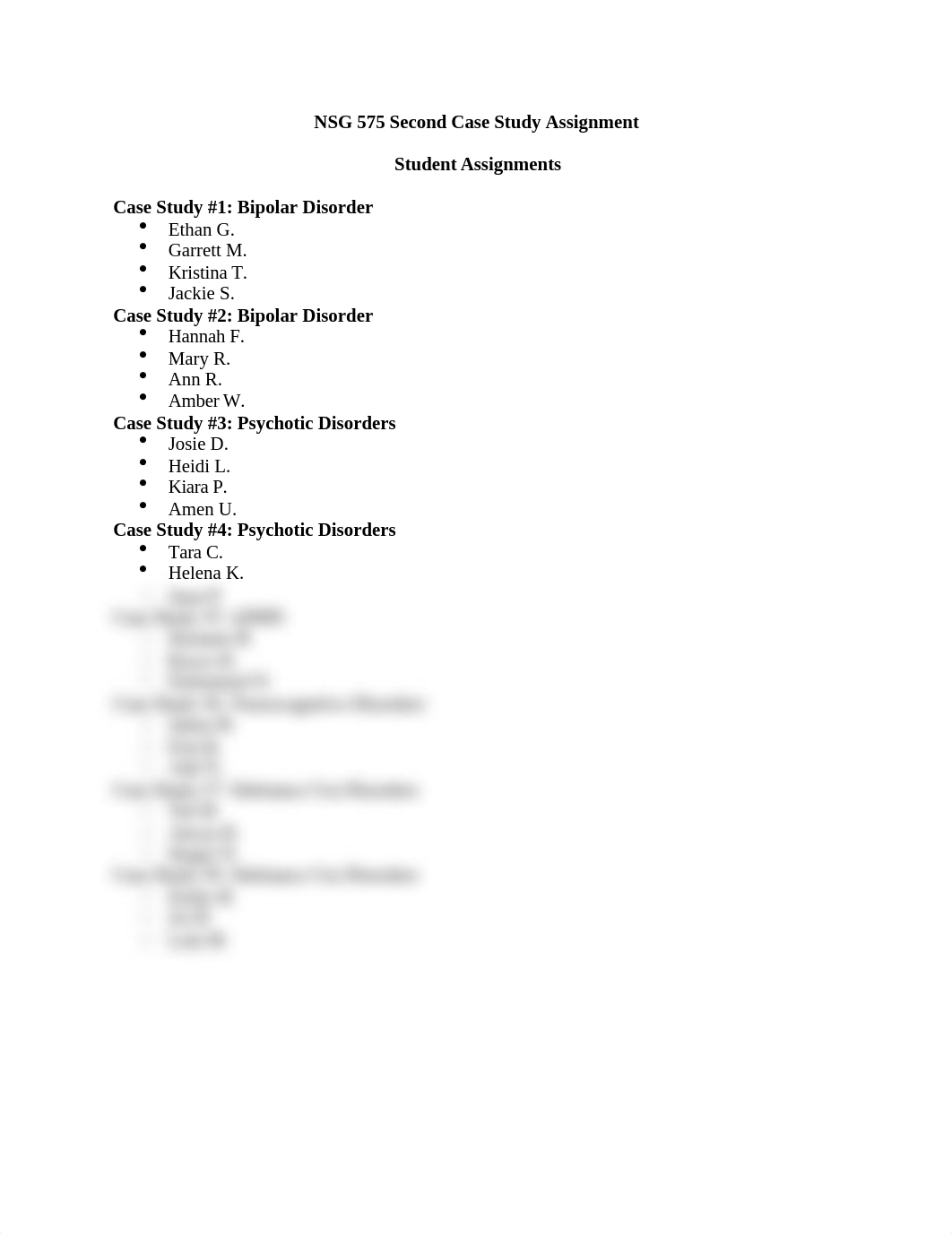 NSG 575 Second Case Study Student Assignments(1).docx_dxj4mplk488_page1