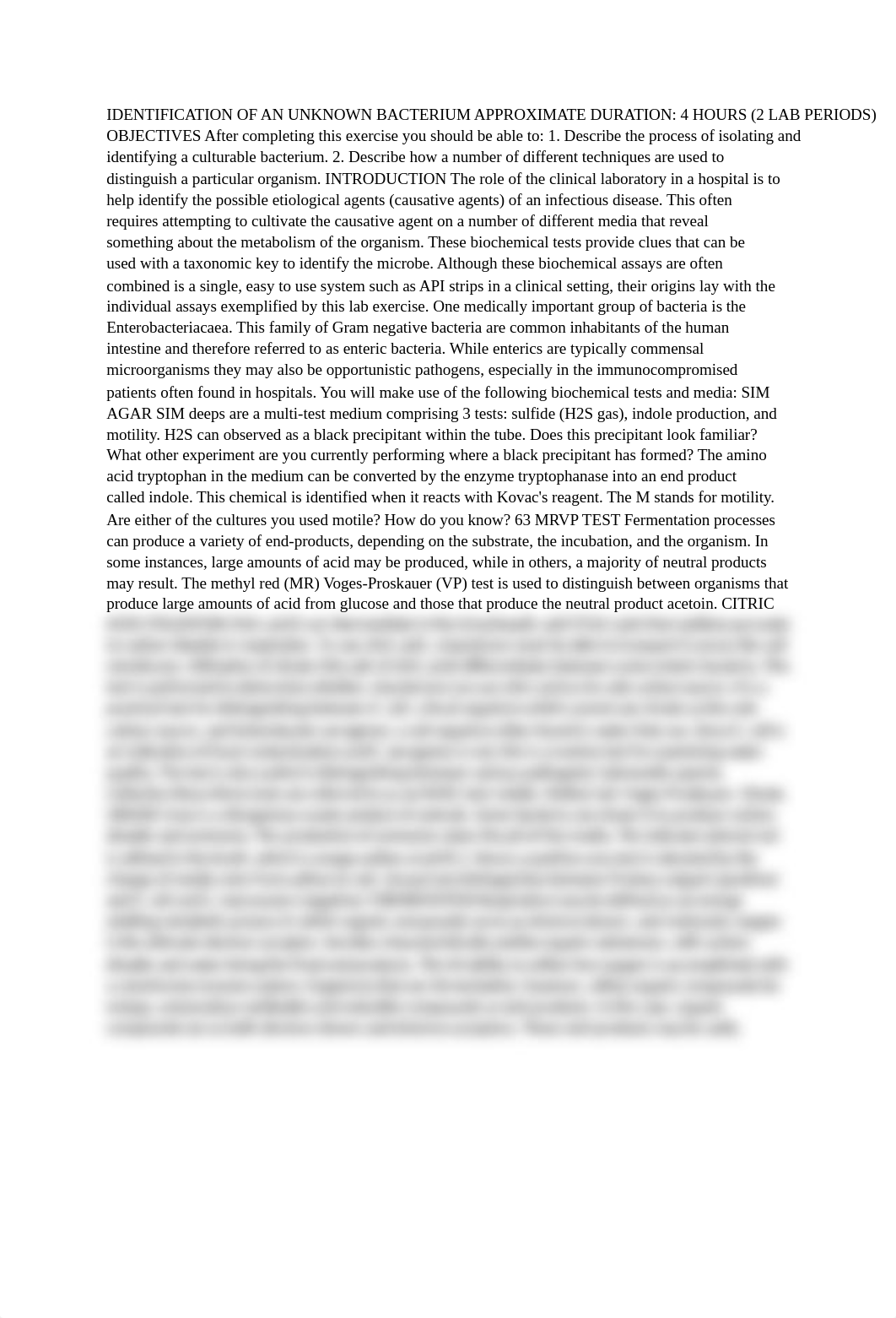 IDENTIFICATION OF AN UNKNOWN BACTERIUM APPROXIMATE DURATION.docx_dxjdpctreat_page1