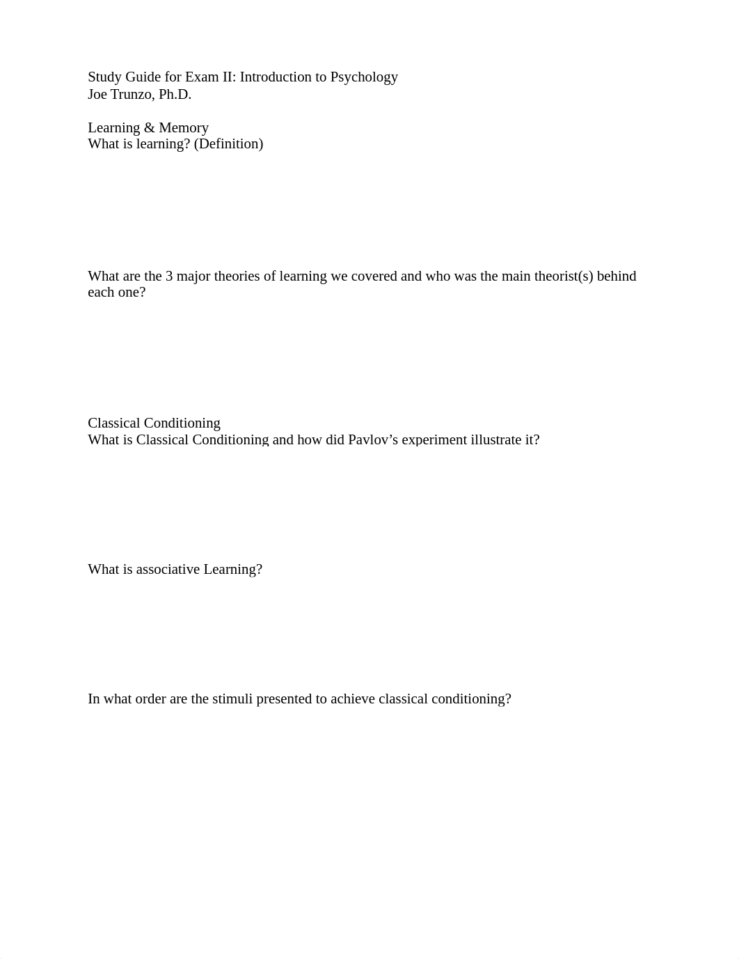 Study Guide - Exam 2 PSY_dxji7pu8xp3_page1