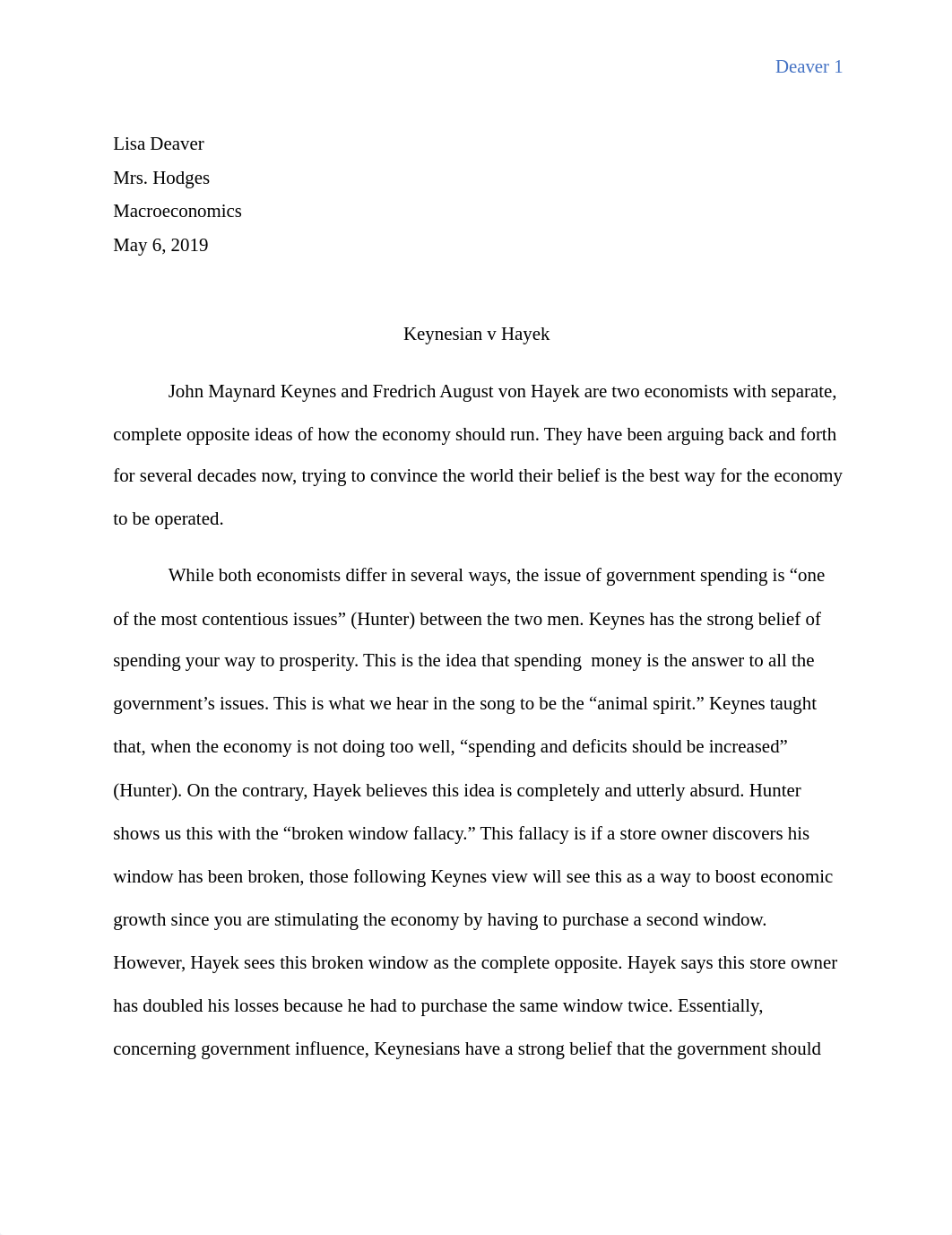 Keynes v Hayek - Compare and Contrast (1).docx_dxjsip9q8ho_page1