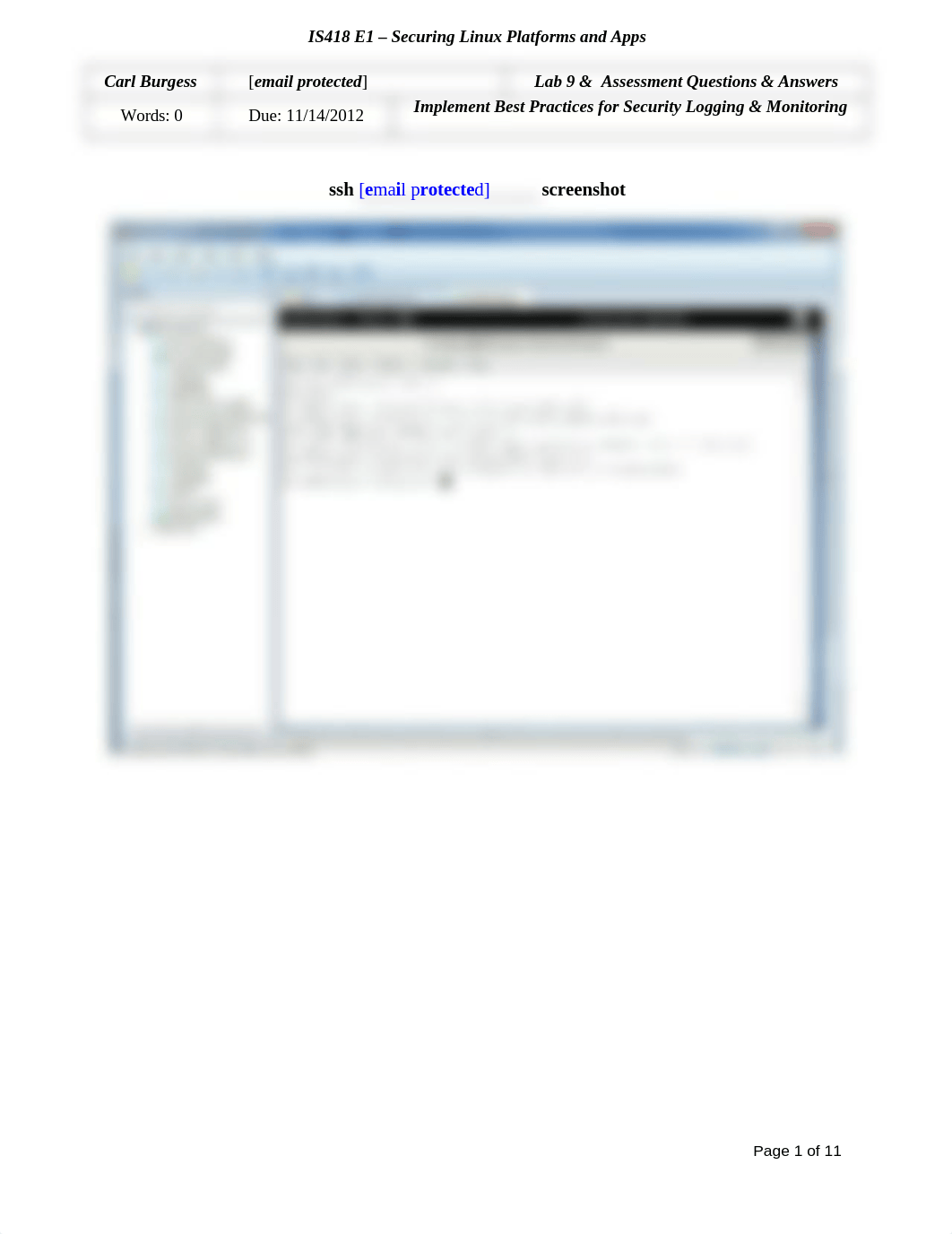 IS-418 - Week 9 - Lab 1 - Implement Best Practices for Security Logging - Monitoring.docx_dxjt2d26xc4_page2