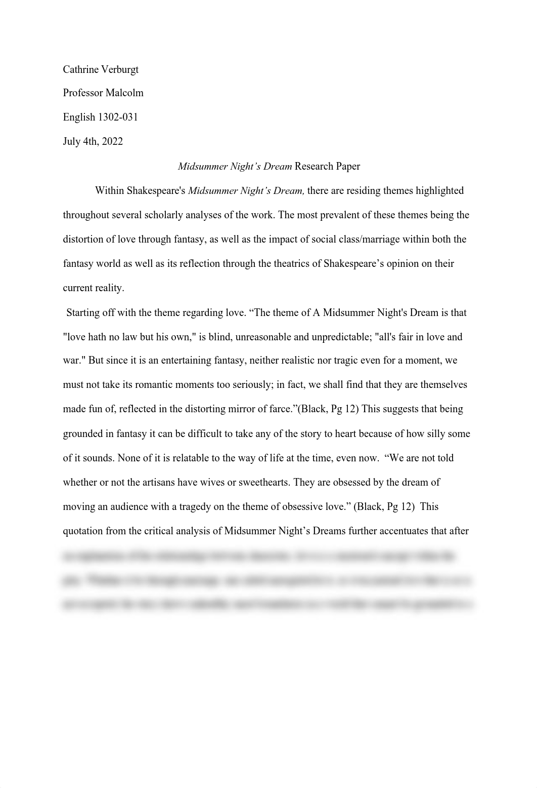 Essay 3 Midsummer Night's Dream Research Paper - Cathrine Verburgt.pdf_dxjvz3z4j31_page1