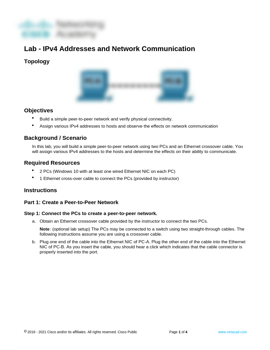 7.1.4 Lab - IPv4 Addresses and Network Communication.docx_dxk0stfgoyd_page1