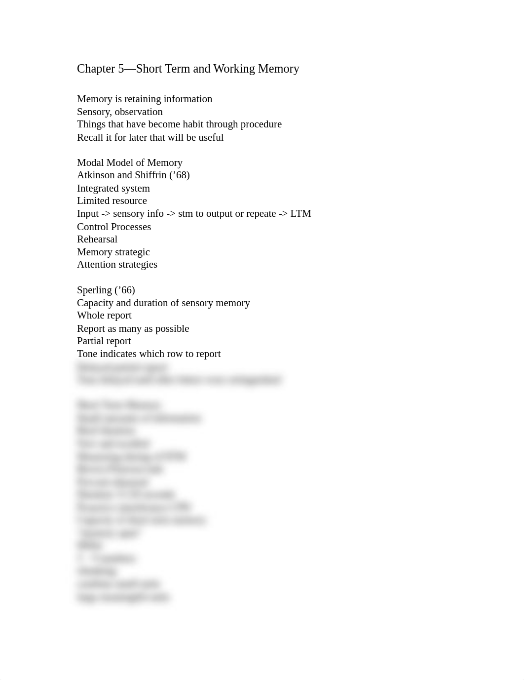 Cognitive Psychology Chapter 5—Short Term and Working Memory_dxk3k14r7f5_page1