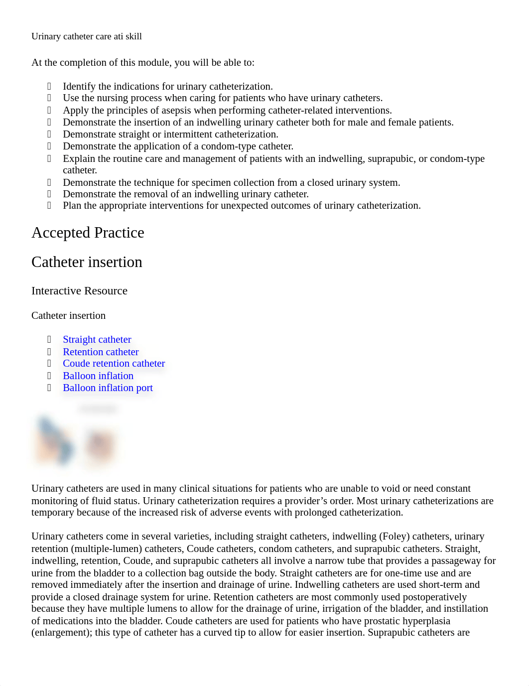 Urinary catheter care ati skill.docx_dxk9rtl91h5_page1