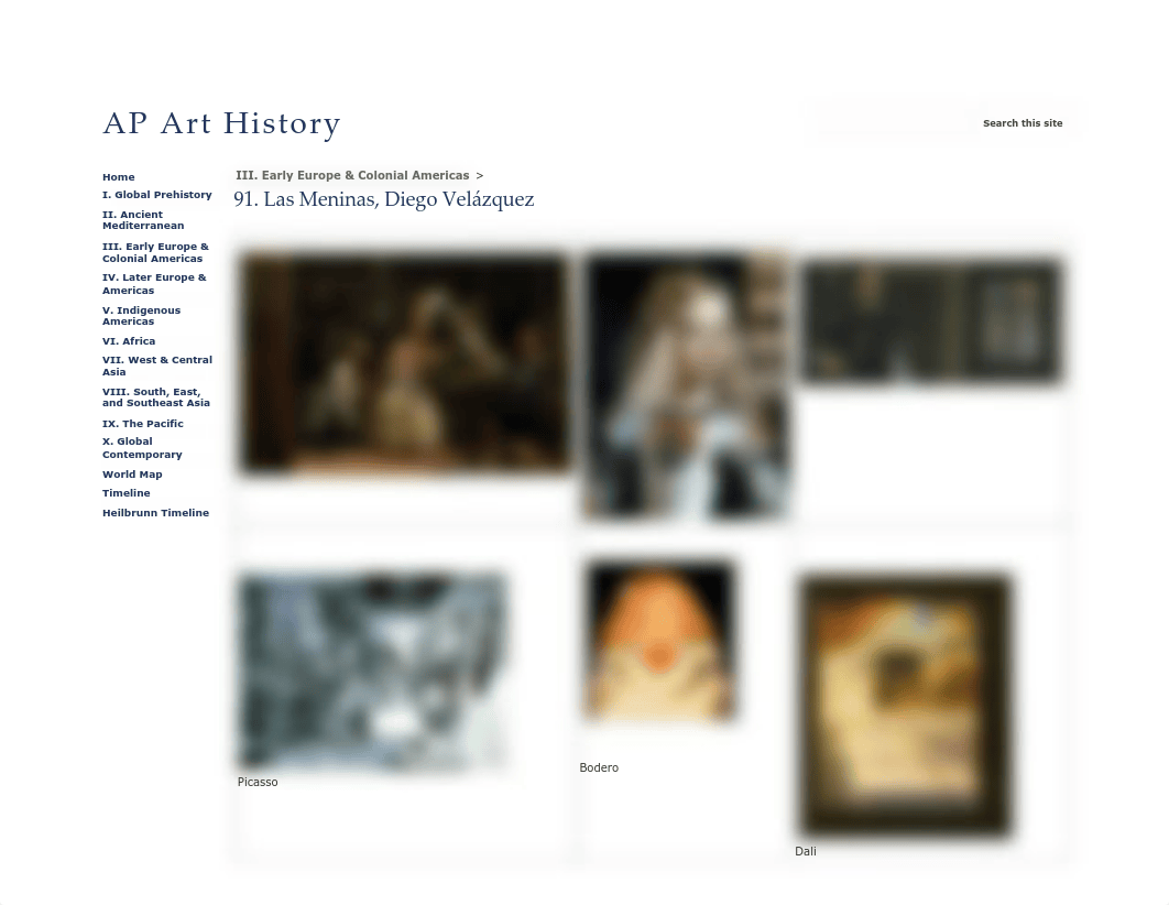 91. Las Meninas, Diego Velázquez - AP Art History.pdf_dxknxnhuiwk_page1