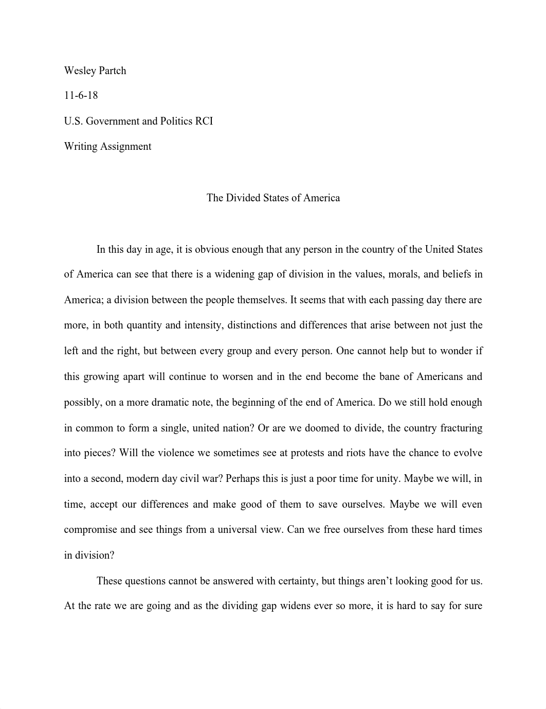 US Government_Politics Essay (1).pdf_dxl6qf7l23r_page1