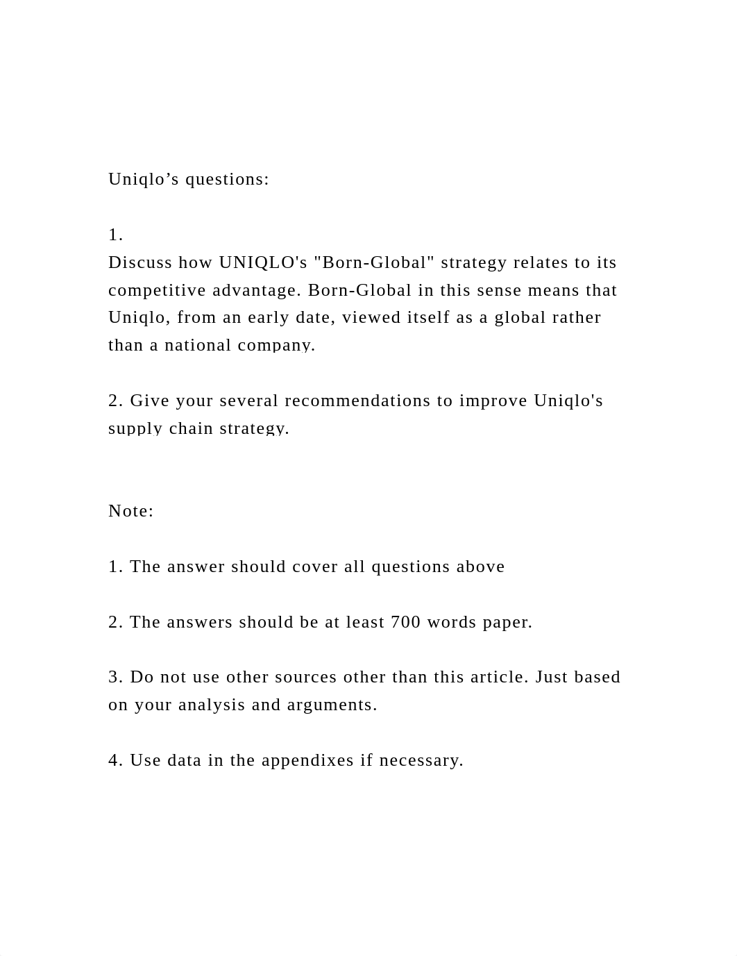 Uniqlo's questions1. Discuss how UNIQLOs Born-Global s.docx_dxld7g4taa7_page2