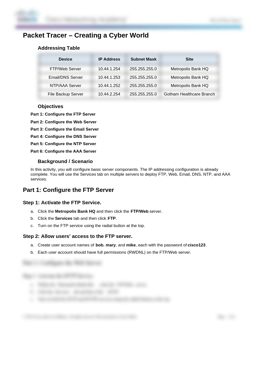 PT Lab 6.1 - Creating a Cyber World.docx_dxll4gnlrba_page1