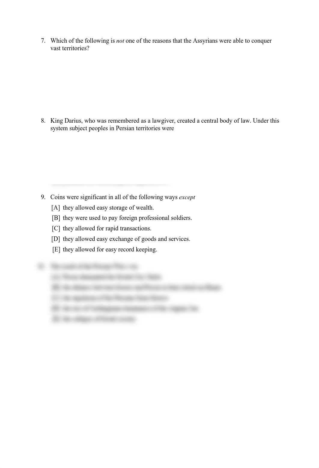 AP WH Mid Term ExamPractice Test 7_dxlmddeybls_page2