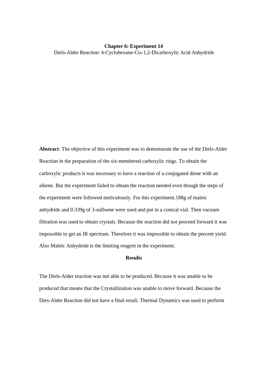 Diels Alder reaction orgo lab_dxlpqnfdqnn_page1