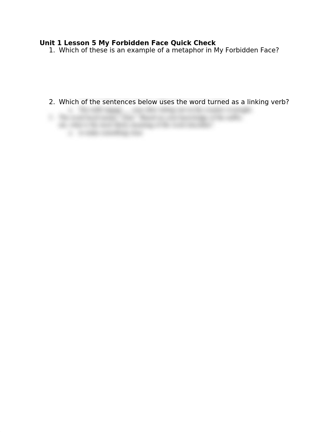 Unit 1 Lesson 5 My Forbidden Face Quick Check.docx_dxlpwynxlr3_page1