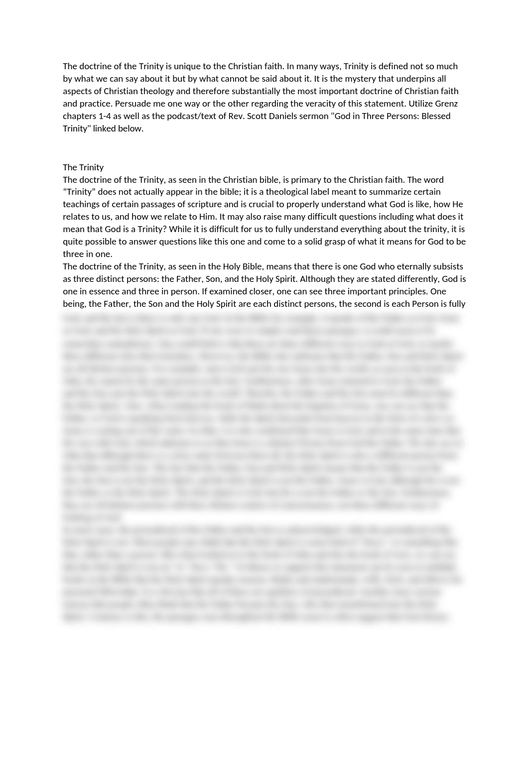 The doctrine of the Trinity is unique to the Christian faith.docx_dxlqxydleum_page1