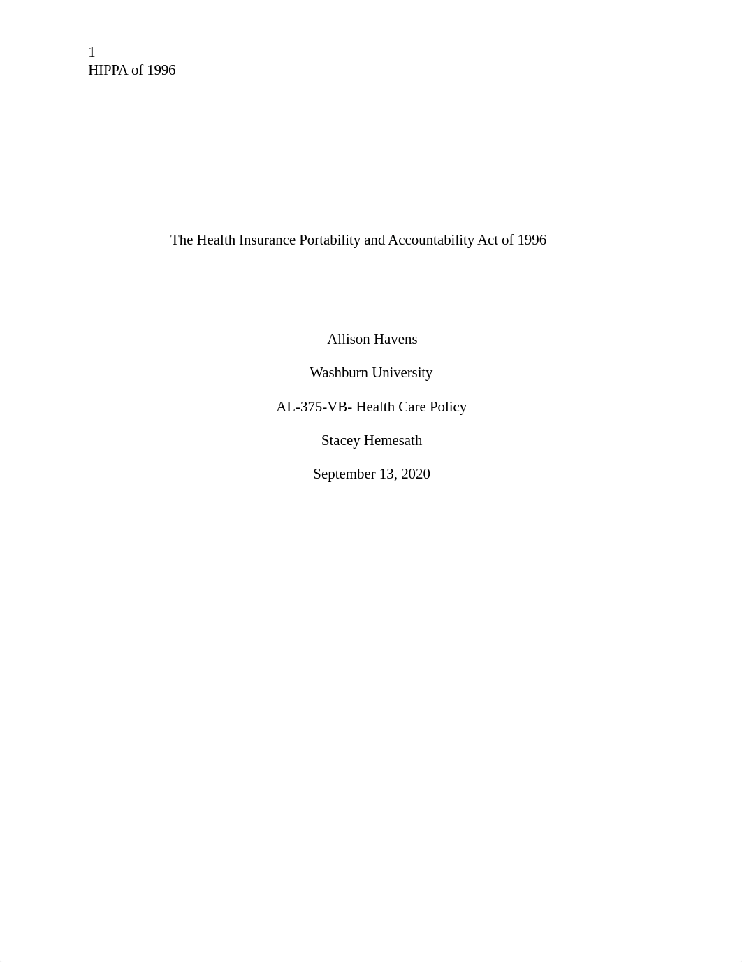 HIPPA Case Study 2-  Health Policy.dotx_dxlzok0ljdz_page1