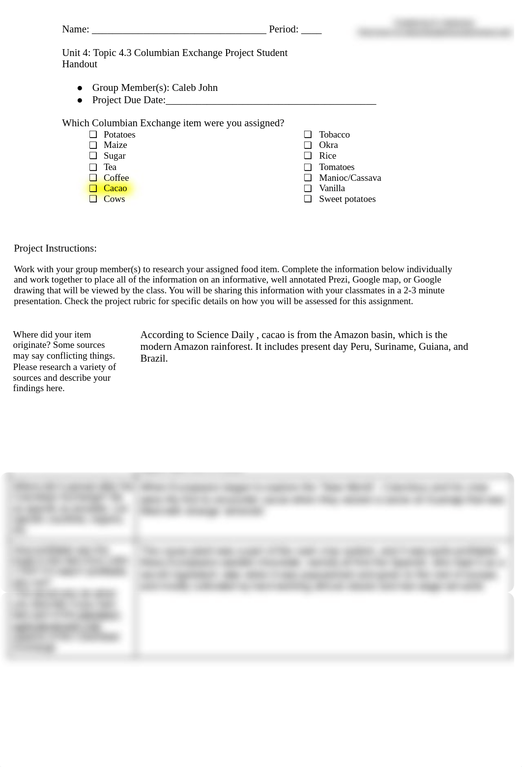 caleb john - Copy of Unit 4_ Columbian Exchange Project Student Handout.docx_dxm3yhy58eq_page1