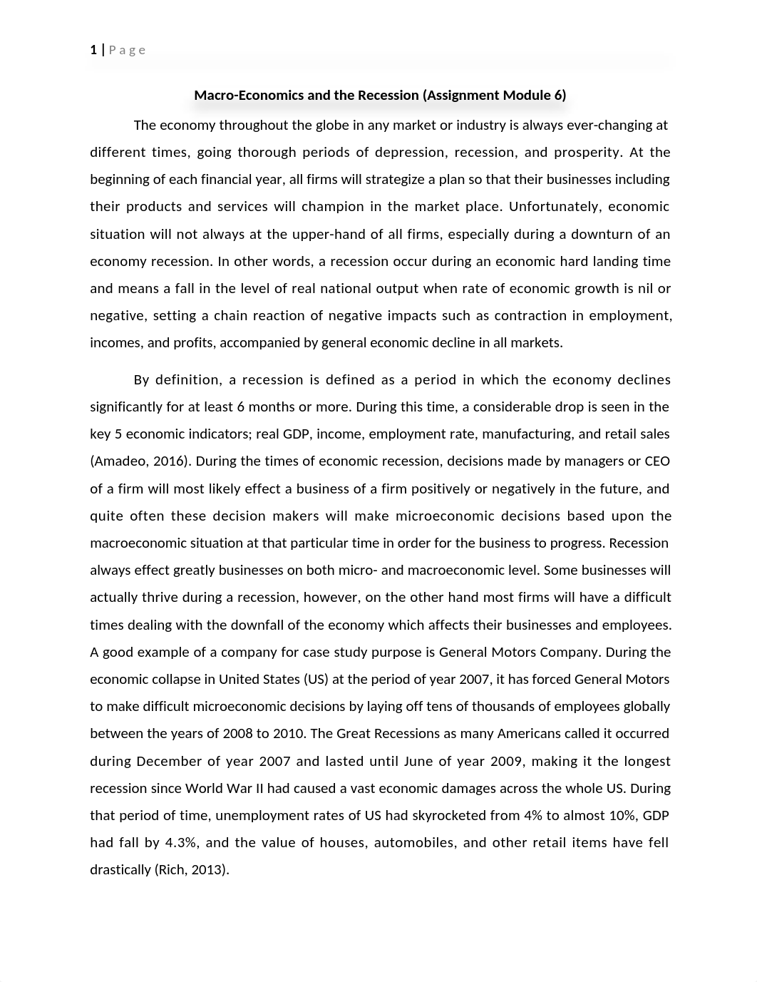 Assignment- Macroeconomics and the recession (Module 6).docx_dxm47eln2wp_page1