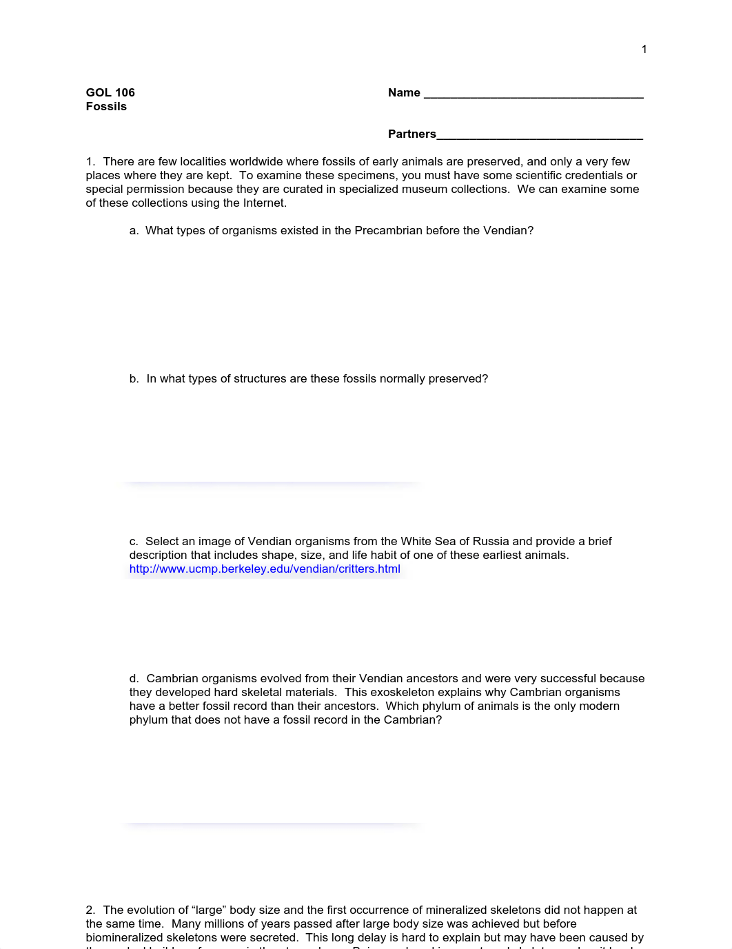 106 - Lab 8 - Fossils.pdf_dxnjpsue6kq_page1