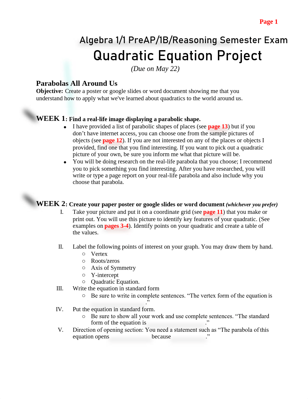 Nora Quetz Zapot - Algebra 1,1 PreAp,1B,Reasoning Semester Test and Project (2).pdf_dxnq37yjkij_page1