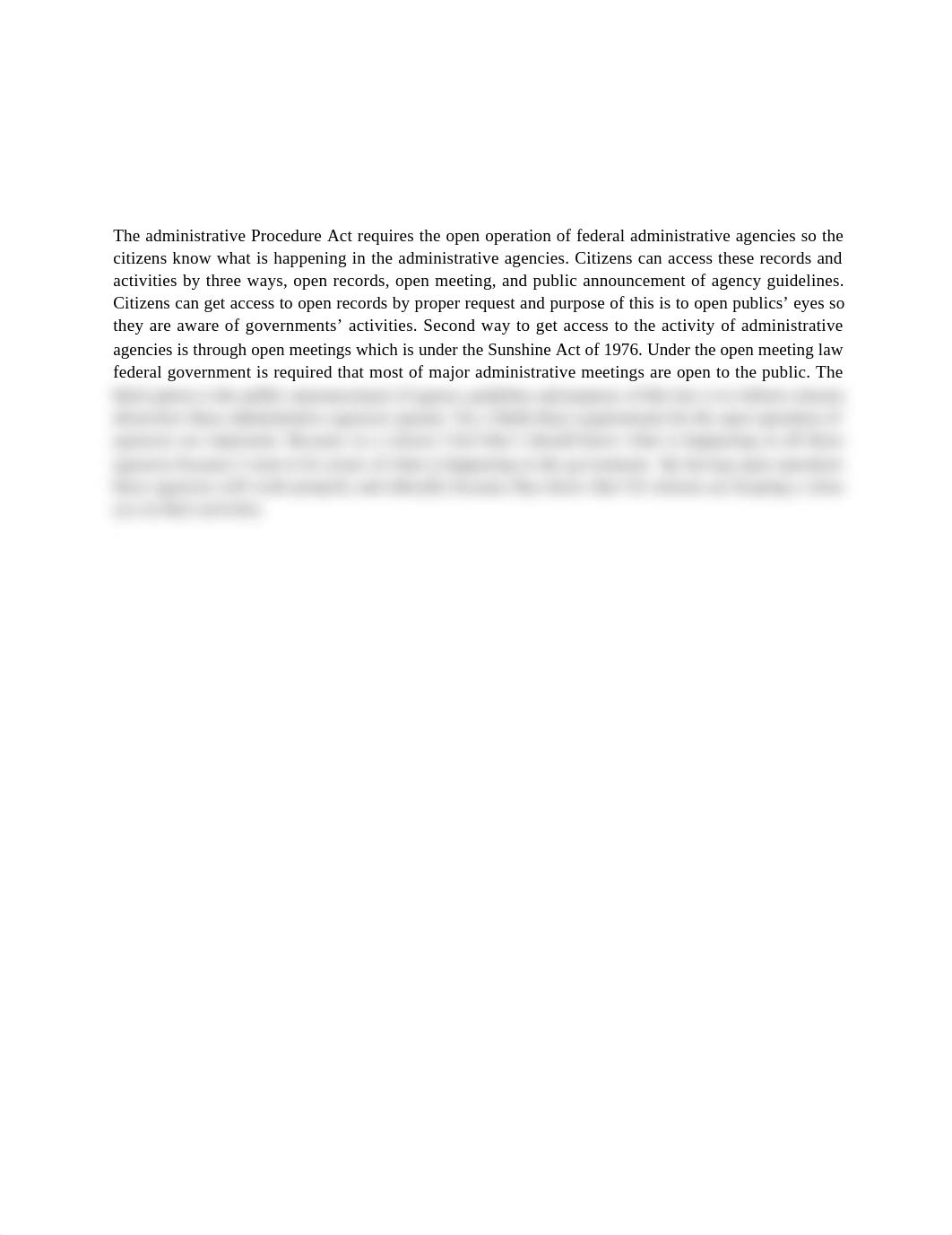 The administrative Procedure Act requires the open operation of federal administrative agencies so_dxnv0nj232w_page1