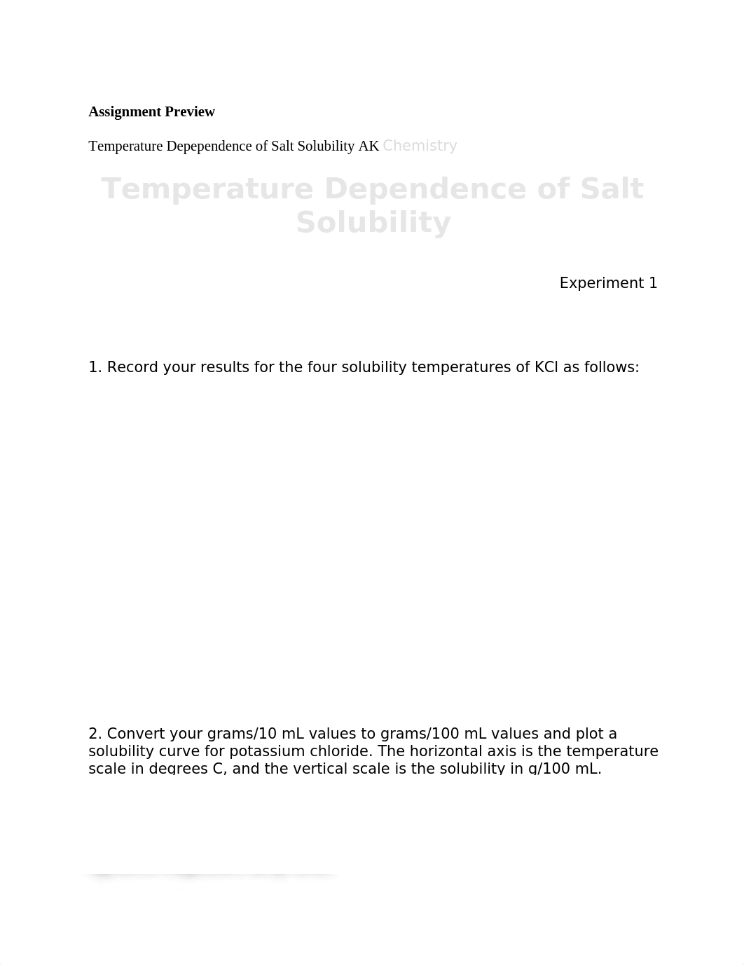 Assignment Preview for Lab 7 (Temperature Dependence of Solubility).docx_dxnyya5woqk_page1