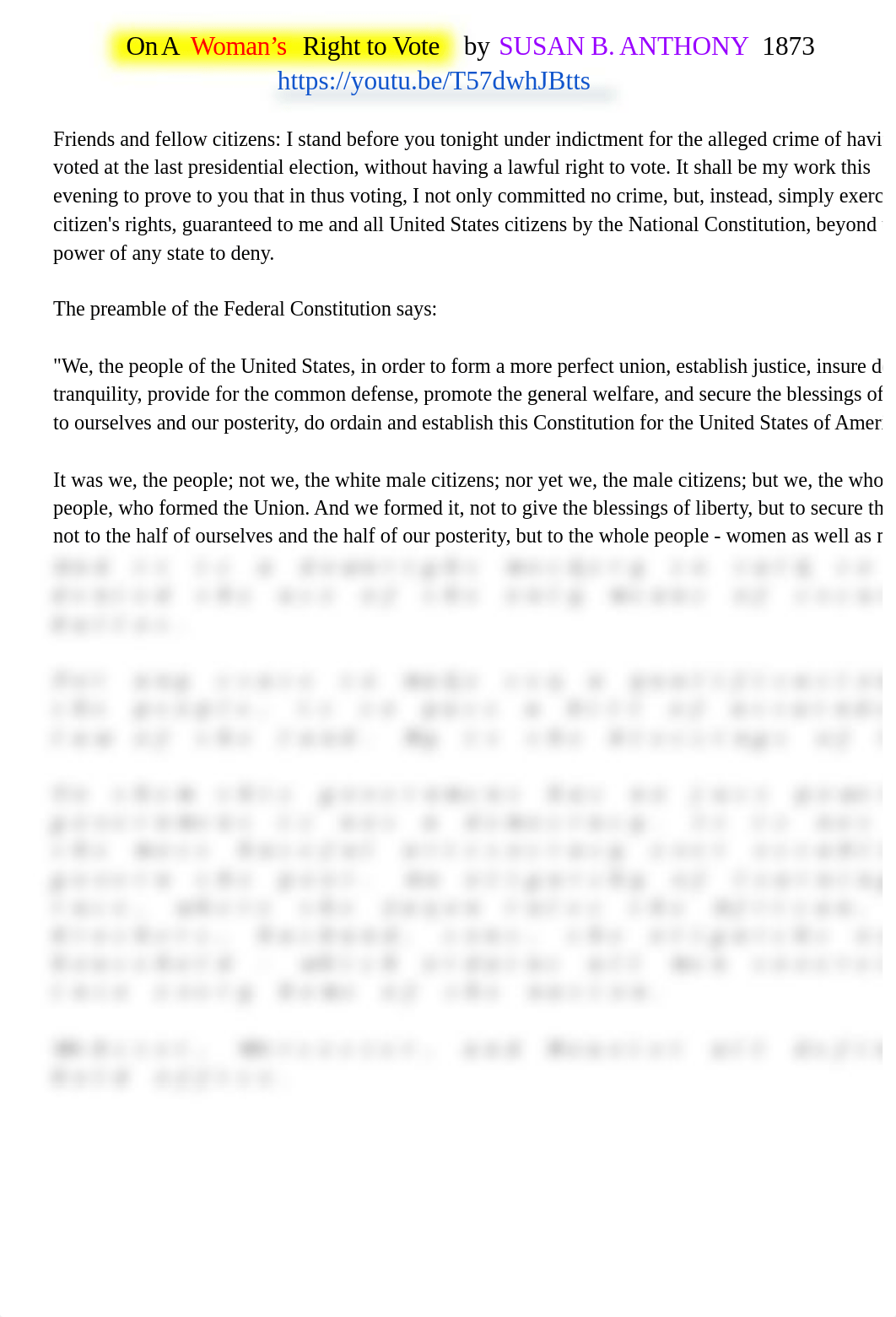 Carney Susan B. Anthony Speech Assignment.docx_dxoe6ng5qjm_page1