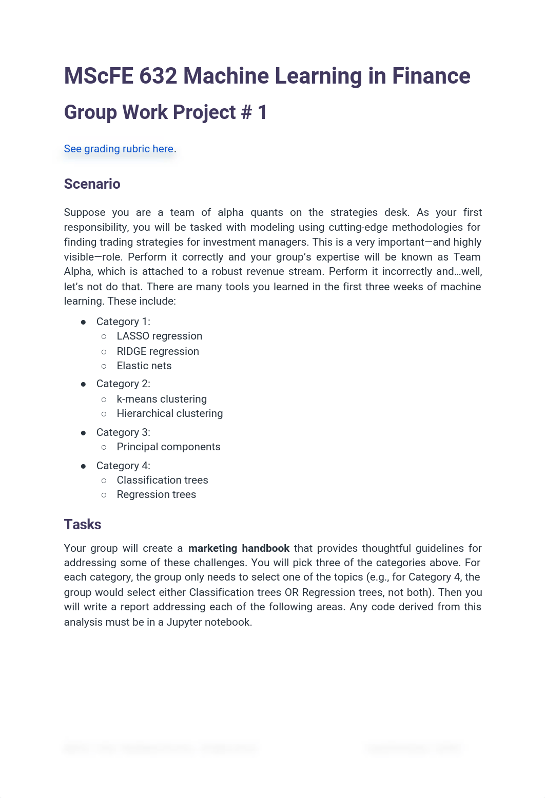 MScFE 632 Machine_Learning_in_Finance_Group_Work_Project_1.pdf_dxoidjqub0d_page1