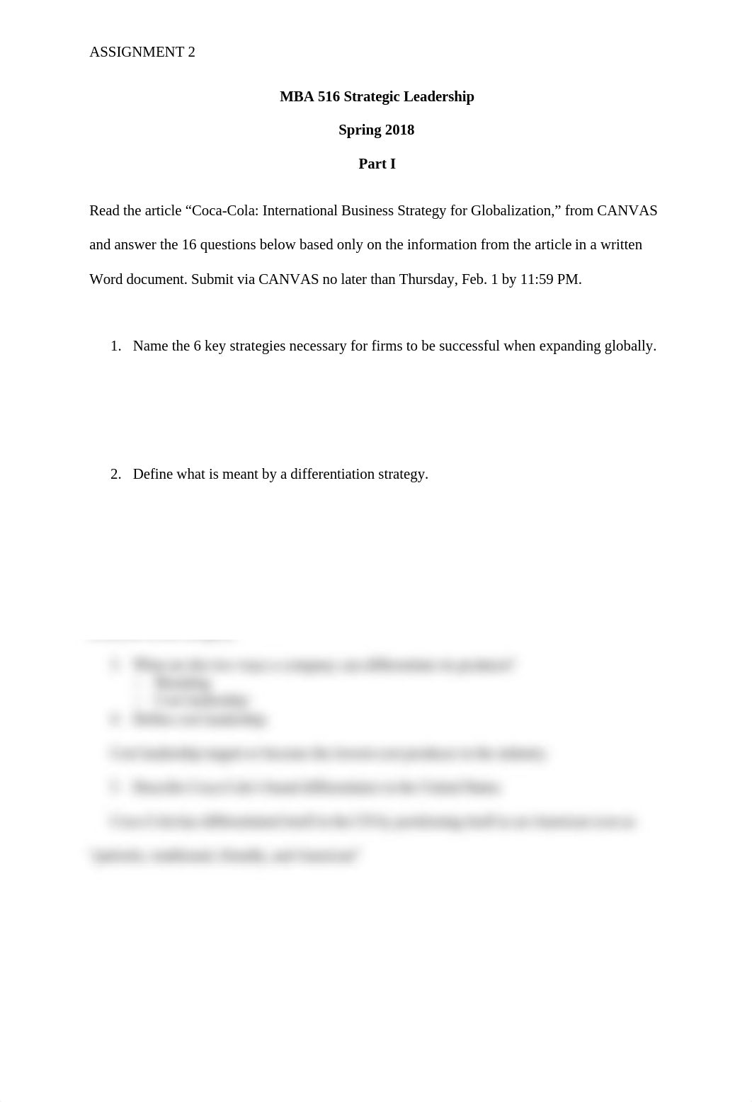 Coca Cola assignment MBA 516 Spring 2018.docx_dxojm0pgctp_page2