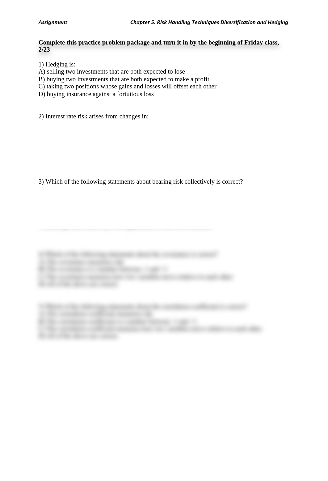 Chapter 5. Risk Handling Techniques Diversification and Hedging.pdf_dxotstgvfvg_page1