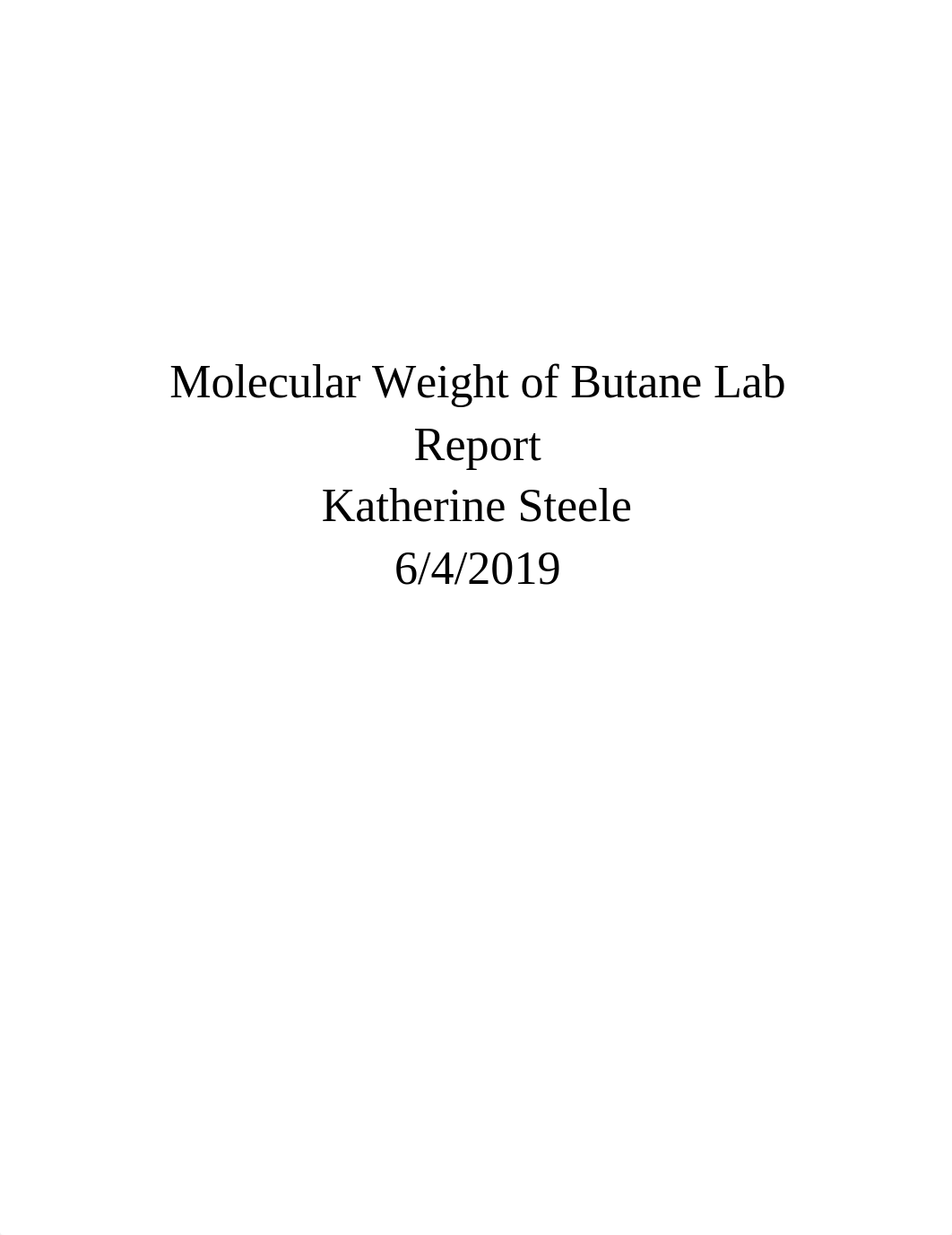 Molecular Weight of Butane Lab Report_dxp18j8yjh4_page1