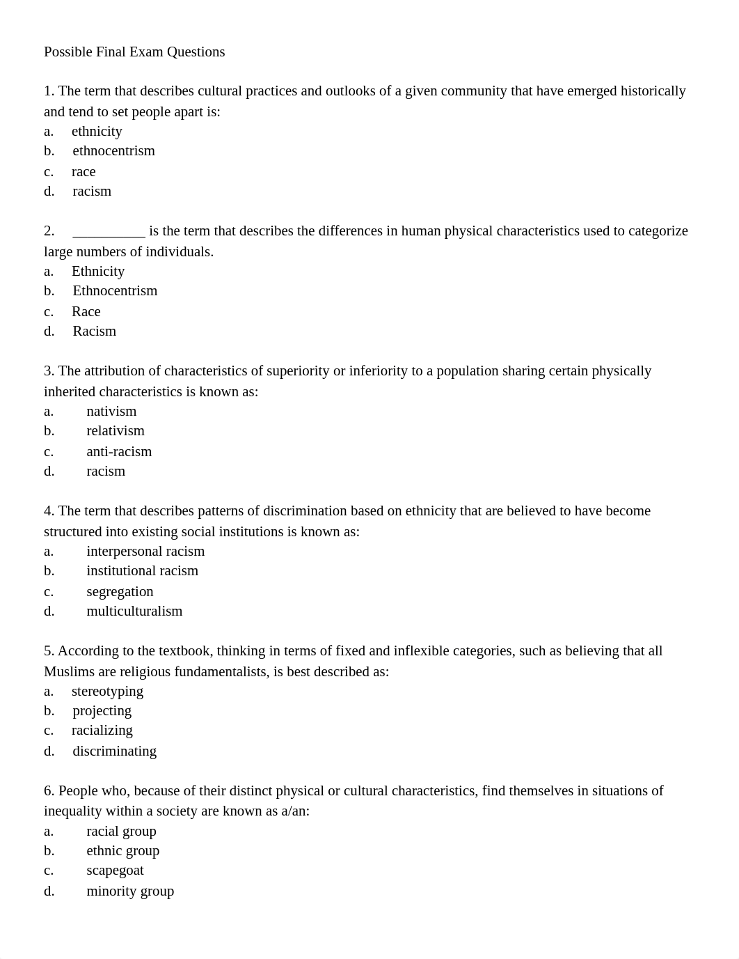 Possible Final Exam Questions.pdf_dxp6v07xq1m_page1