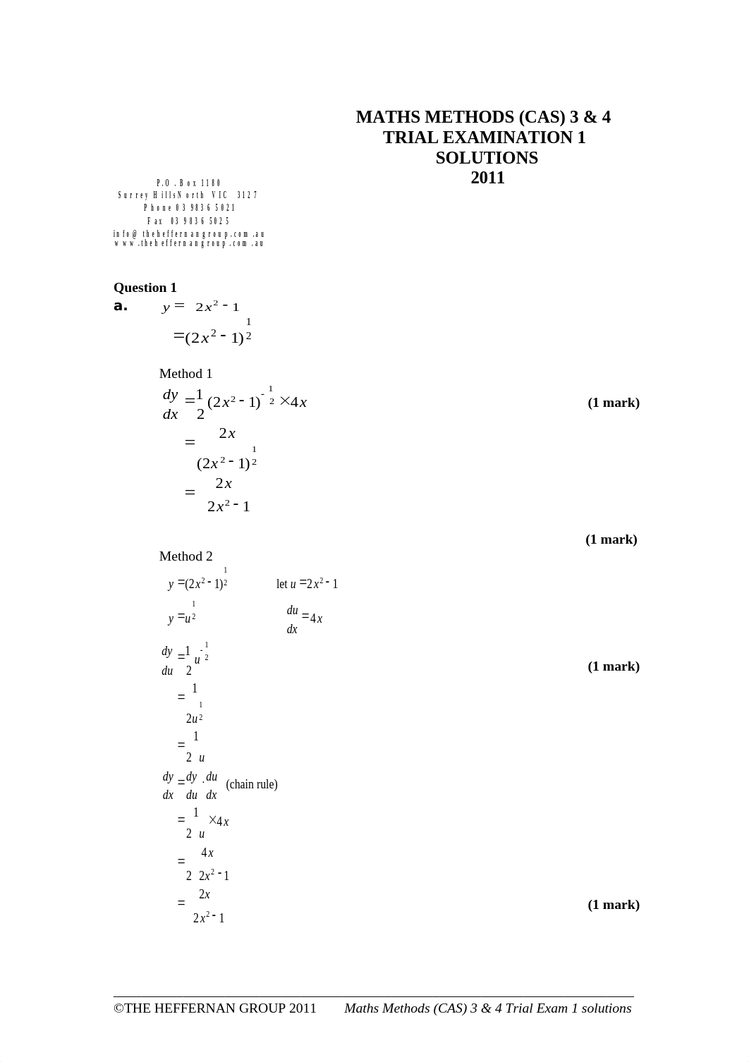 2011 Heffernan Maths Methods CAS Units 34 Exam 1 solutions (2).doc_dxphiau2k2s_page1