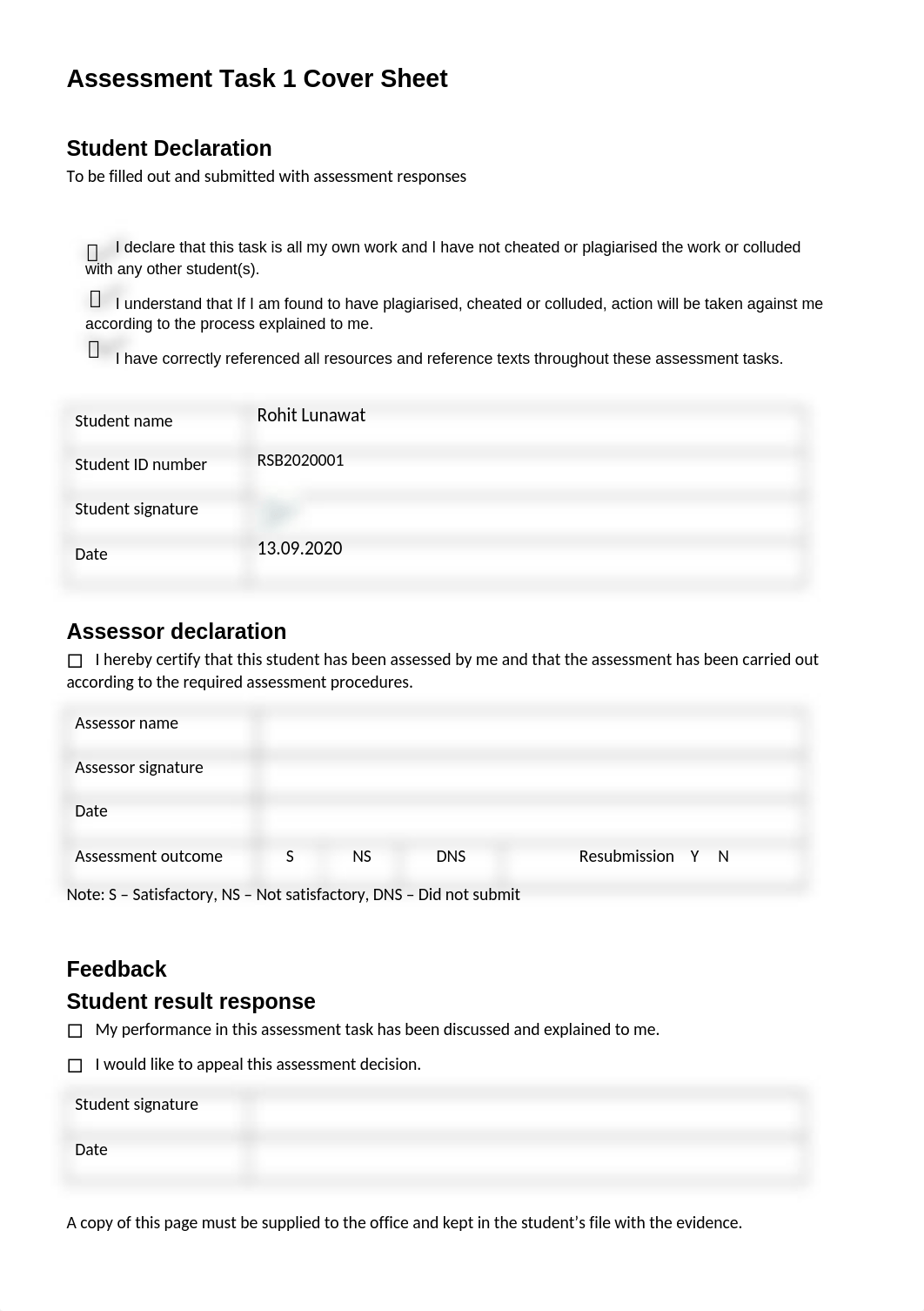 BSBDIV601_Develop_and_implement_diversity_policy_Rohit Lunawat_13.09.2020.docx_dxpoxafjfyb_page1