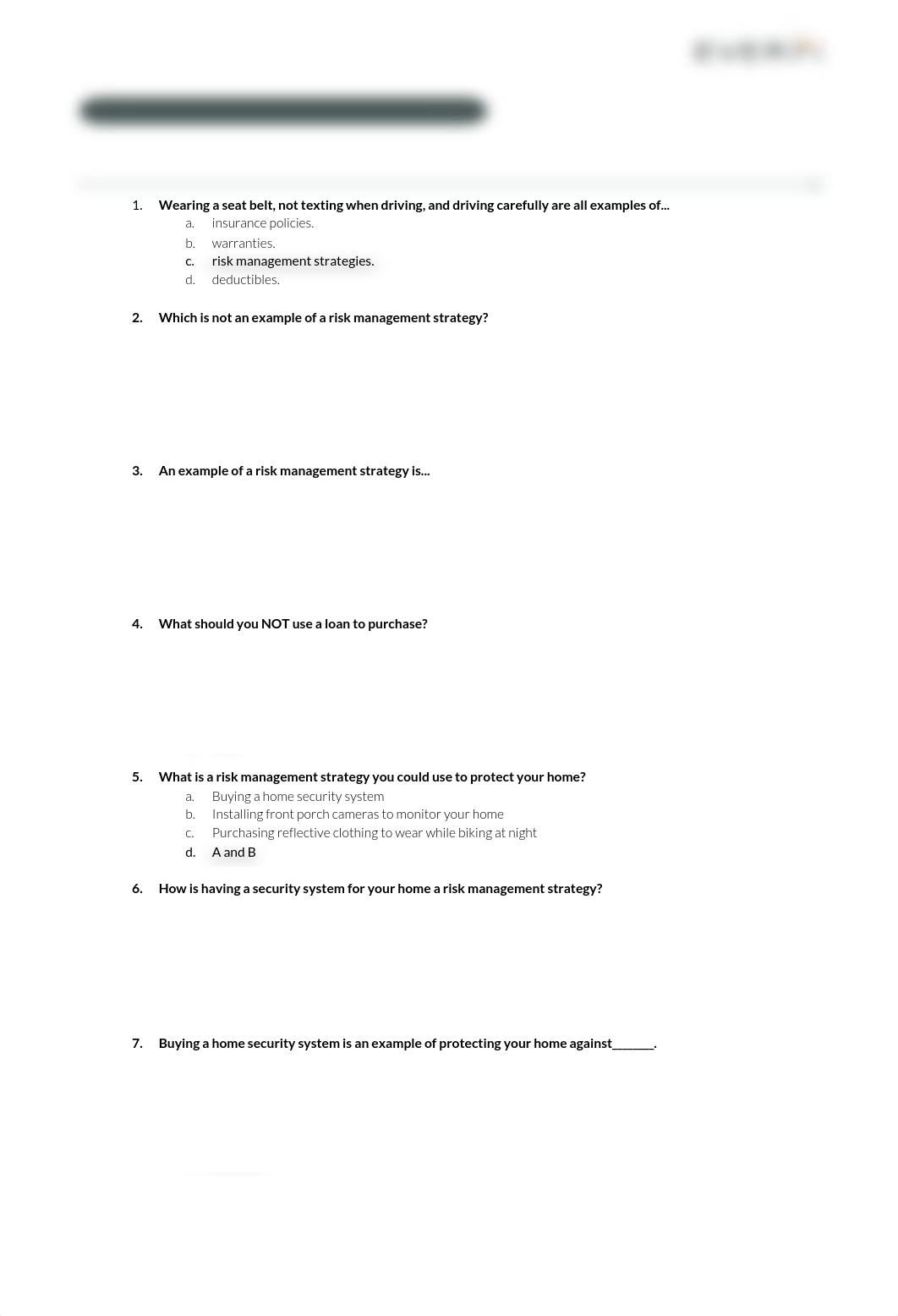 Post Assessment Answer Key - Lesson 7.pdf_dxpr2jmjugi_page1