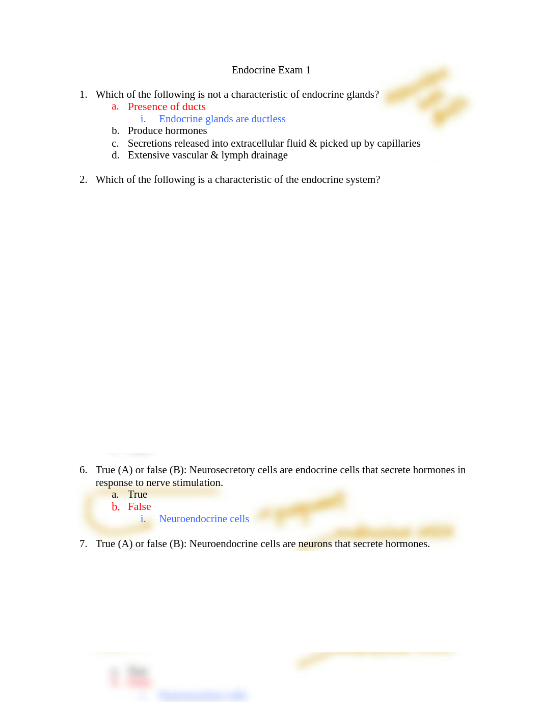 Endocrine Exam 1 Practice ANSWERS.pdf_dxpsmc2ll4g_page1