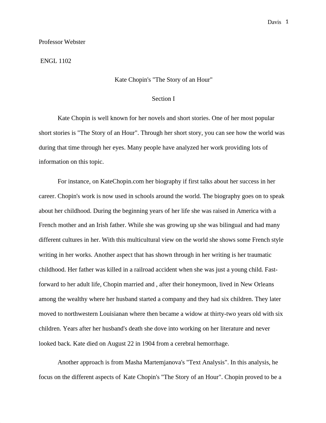 Research Paper Kate Chopin's "The Story of an Hour"_dxpzgpzsvjp_page1