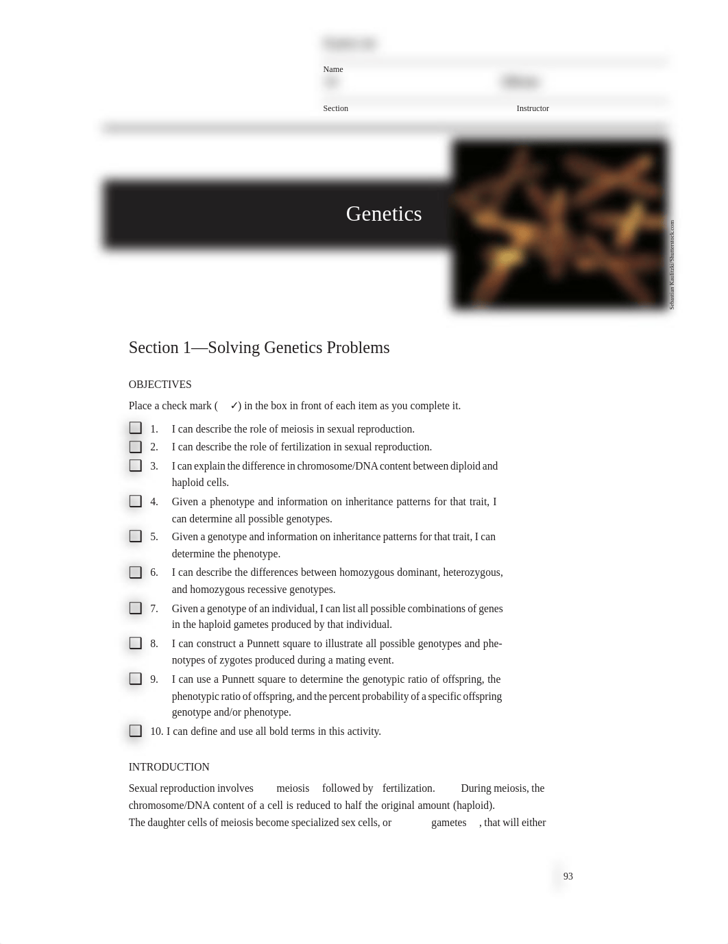 Genetics Section 1 Solving Genetics Problem Lab.pdf_dxpzt5yw2dx_page1