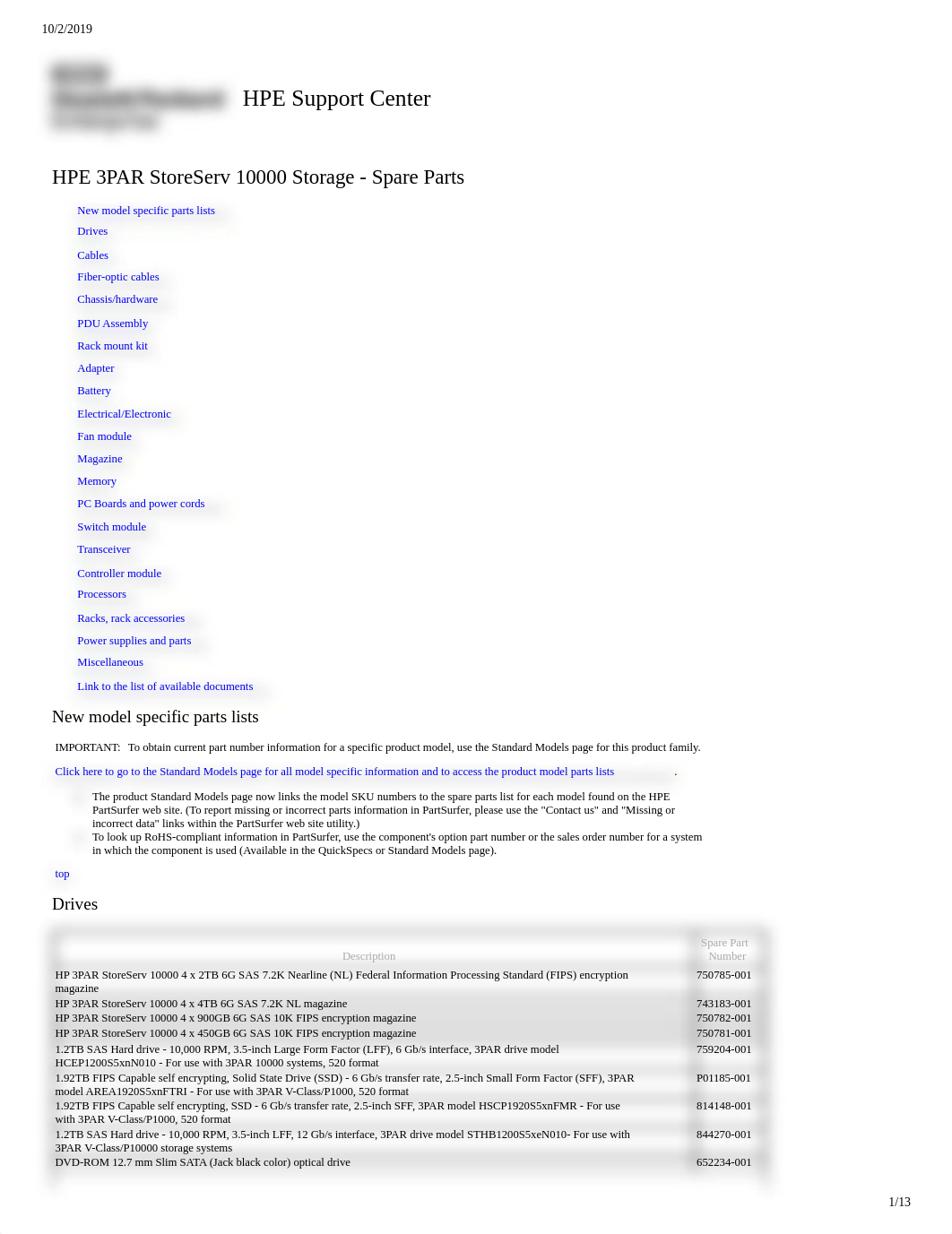 HPE 3PAR StoreServ 10000 Storage - Spare Parts.pdf_dxq9092zrw8_page1