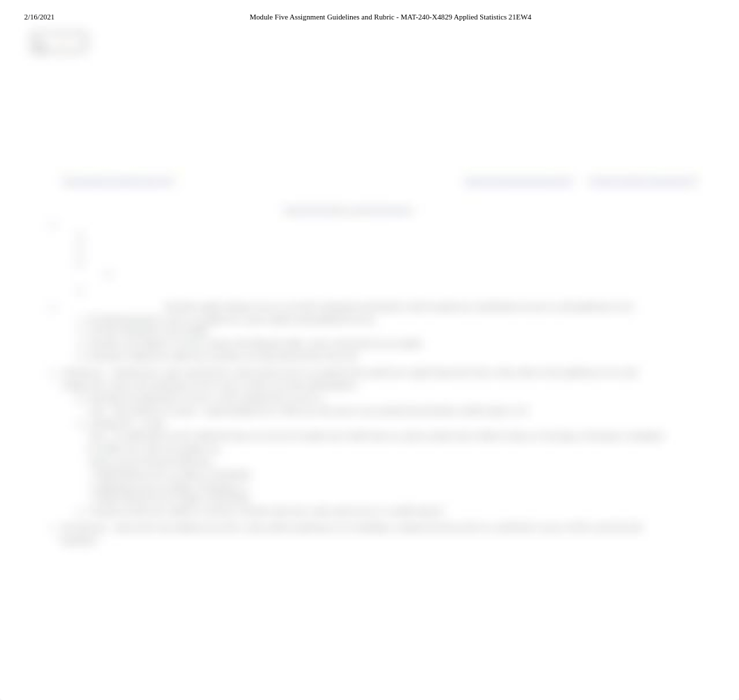 Module Five Assignment Guidelines and Rubric - MAT-240-X4829 Applied Statistics 21EW4.pdf_dxqcl28x66h_page1