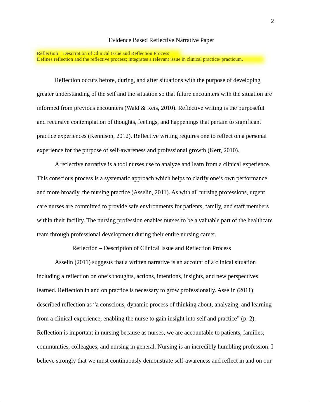 Evidence Based Reflective Narrative Paper - Asif Khan Capstone Project.docx_dxqmgrtsj7w_page2