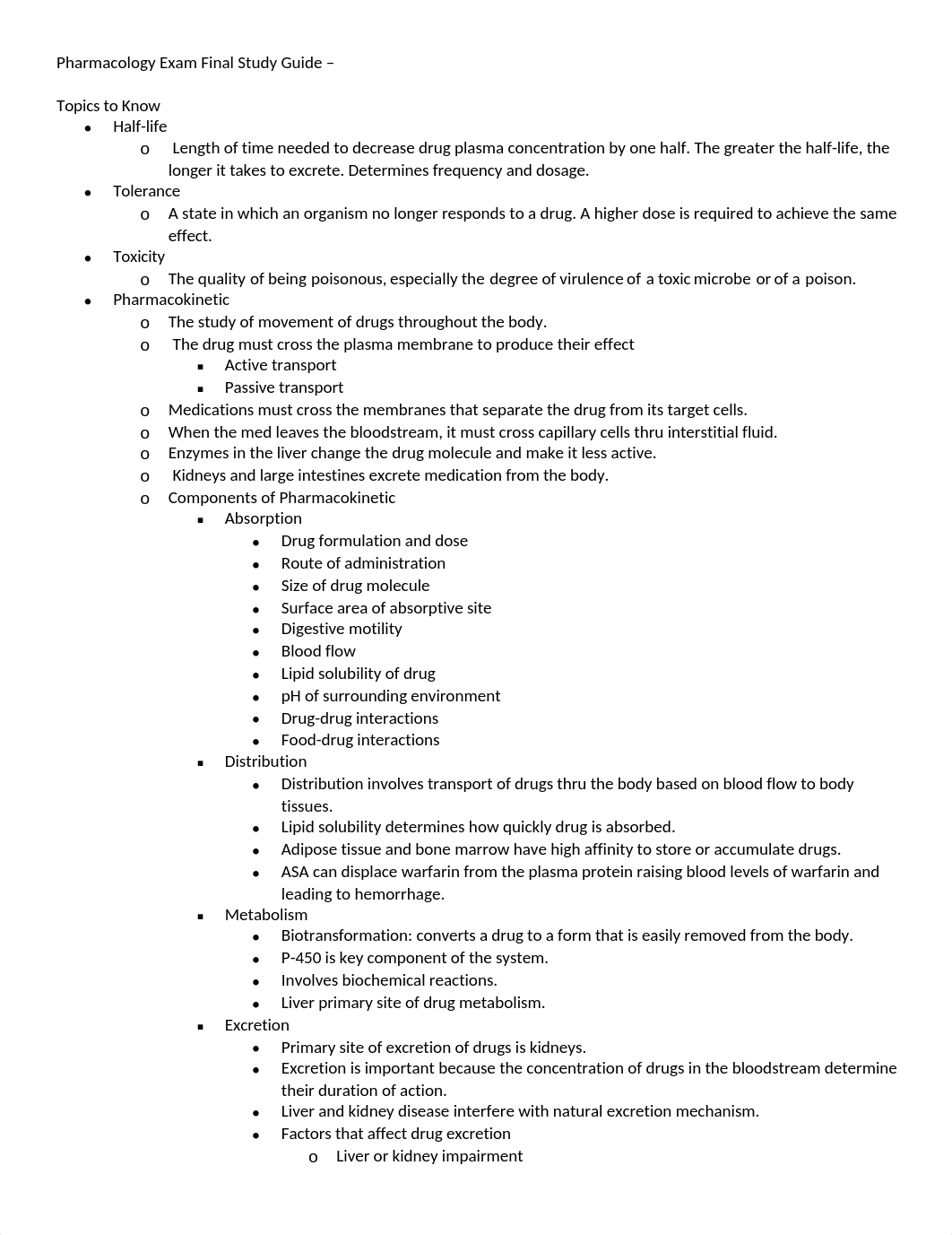 Pharmacology Exam Final Study Guide_dxqqp259fhp_page1